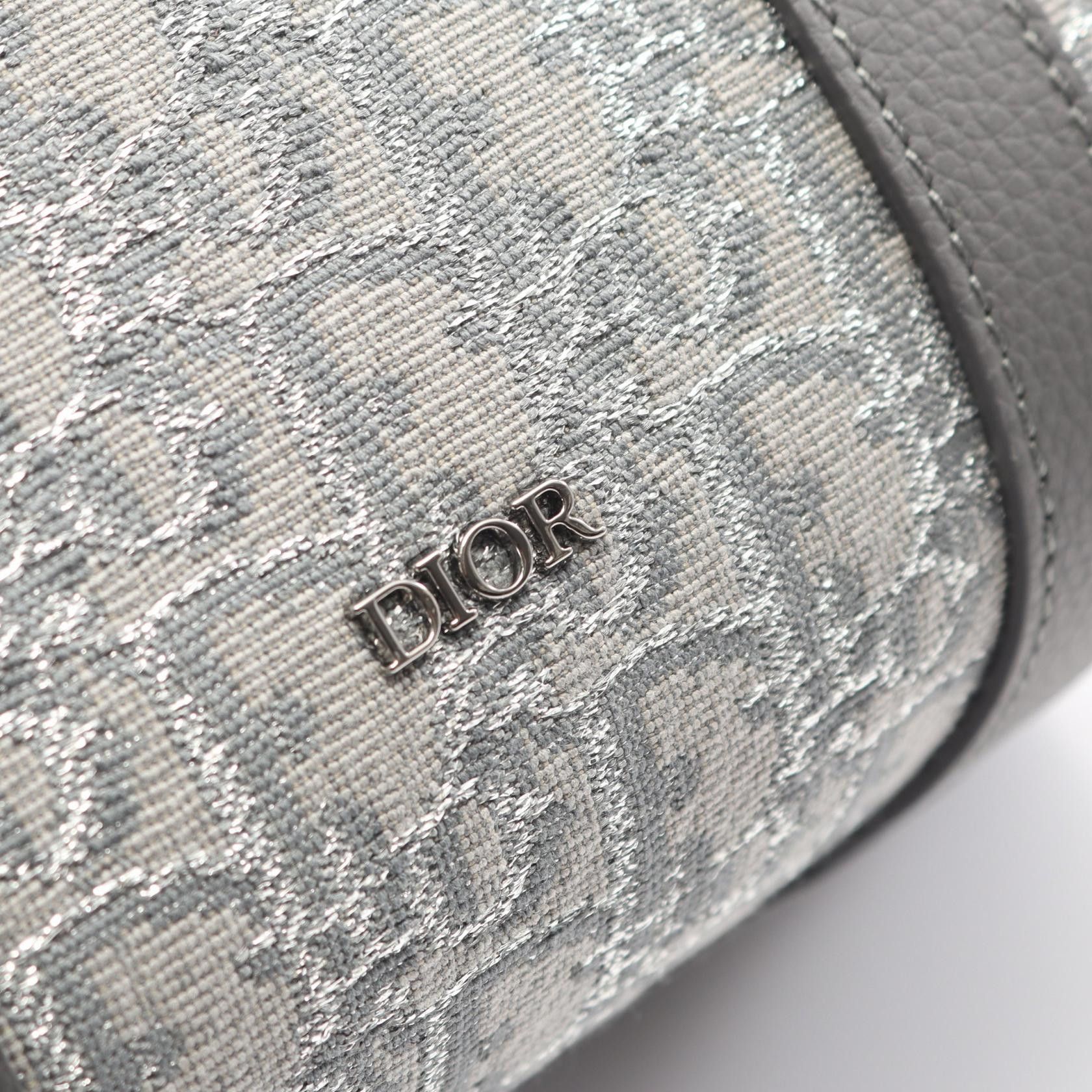 Dior Dior Dior LINGOT26 Oblique Canvas Leather Handbag Textile Handbag DUTY FREE for USA Size ONE SIZE - 5 Thumbnail