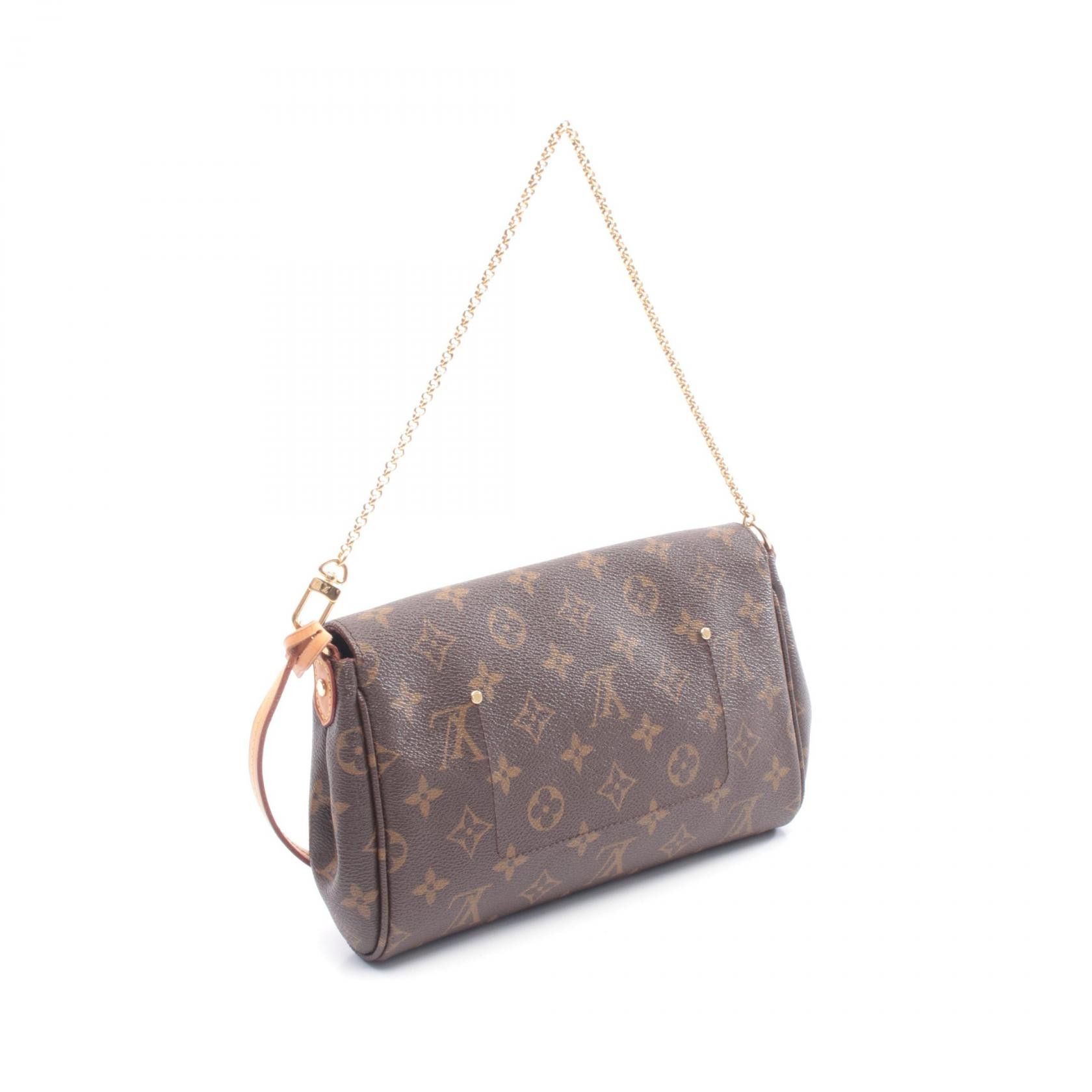 Louis Vuitton Louis Vuitton Louis Vuitton Favorite MM Monogram Clutch Textile Crossbody Bag M40718 DUTY FREE for USA Size ONE SIZE - 2 Thumbnail