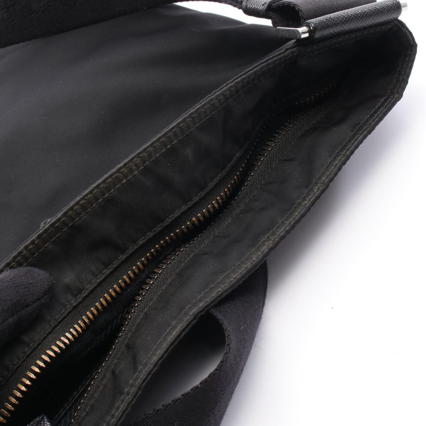 Prada Prada Prada TESSUTO SAFFI nylon Saffiano leather shoulder bag Textile Shoulder Bag 2VH053 DUTY FREE for USA Size ONE SIZE - 5 Thumbnail