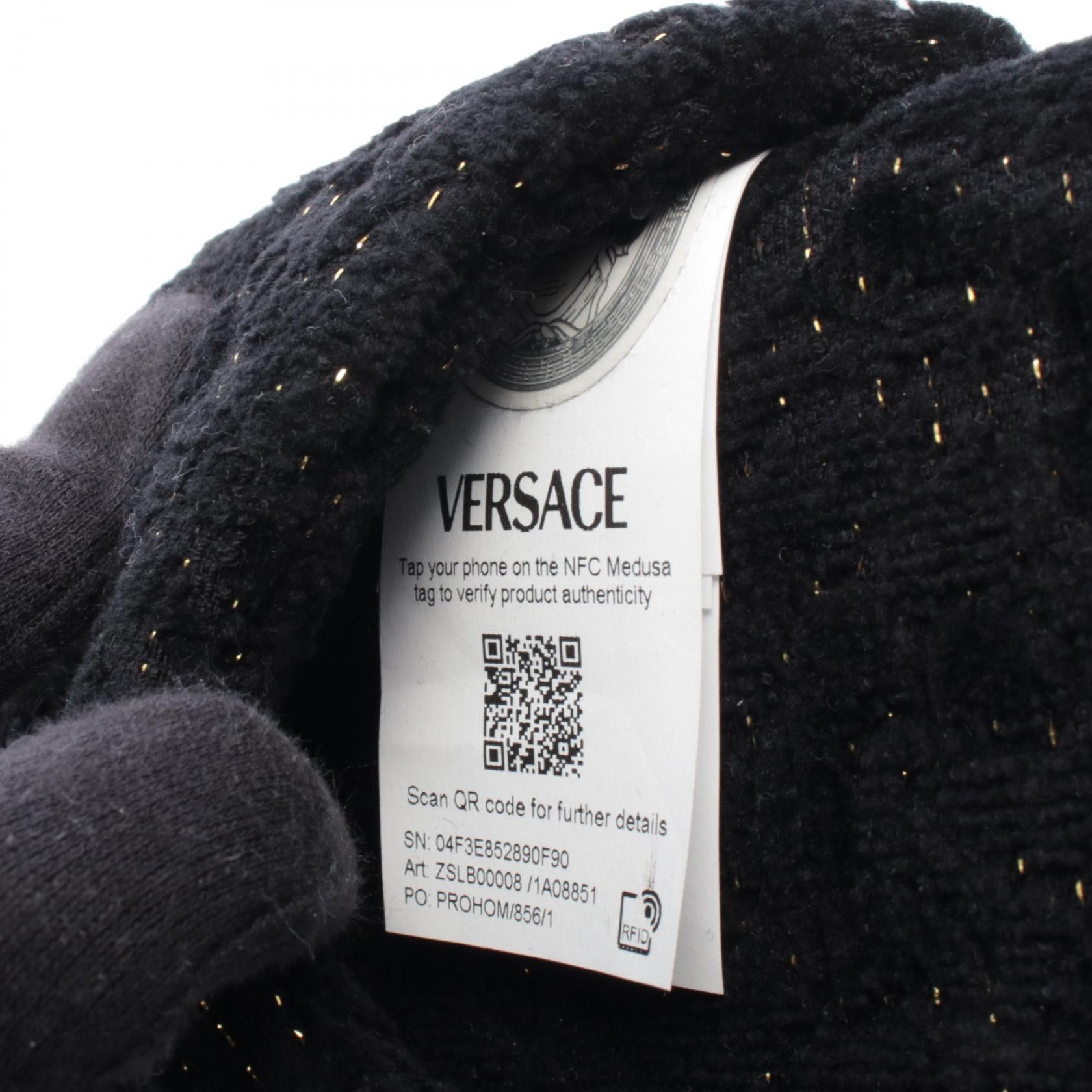Versace Versace Versace Bath Slippers Barocco Cotton Slippers Textile Shoes ZSLB000081A08851 1E8 DUTY FREE for USA Size ONE SIZE - 5 Thumbnail