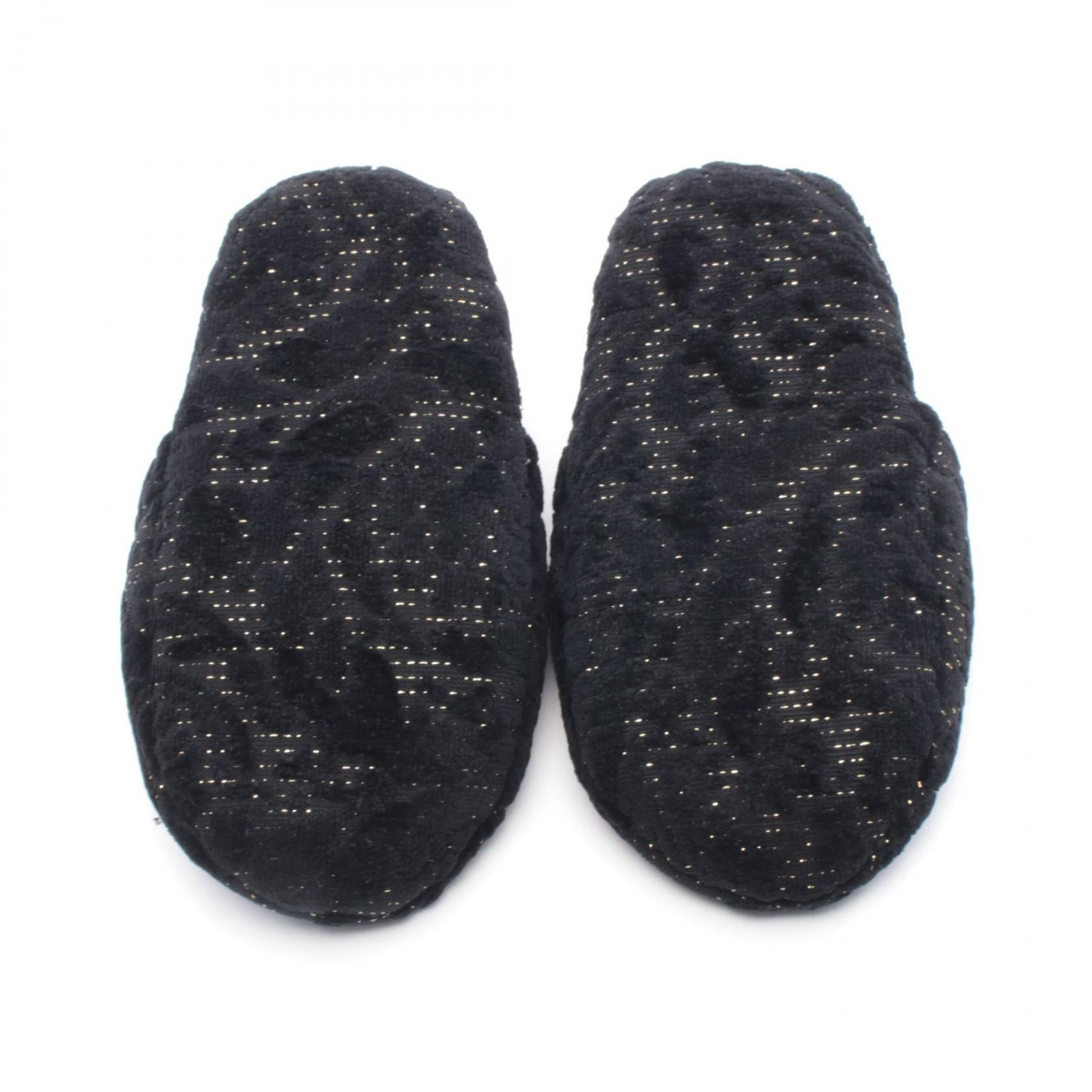 Versace Versace Versace Bath Slippers Barocco Cotton Slippers Textile Shoes ZSLB000081A08851 1E8 DUTY FREE for USA Size ONE SIZE - 4 Thumbnail