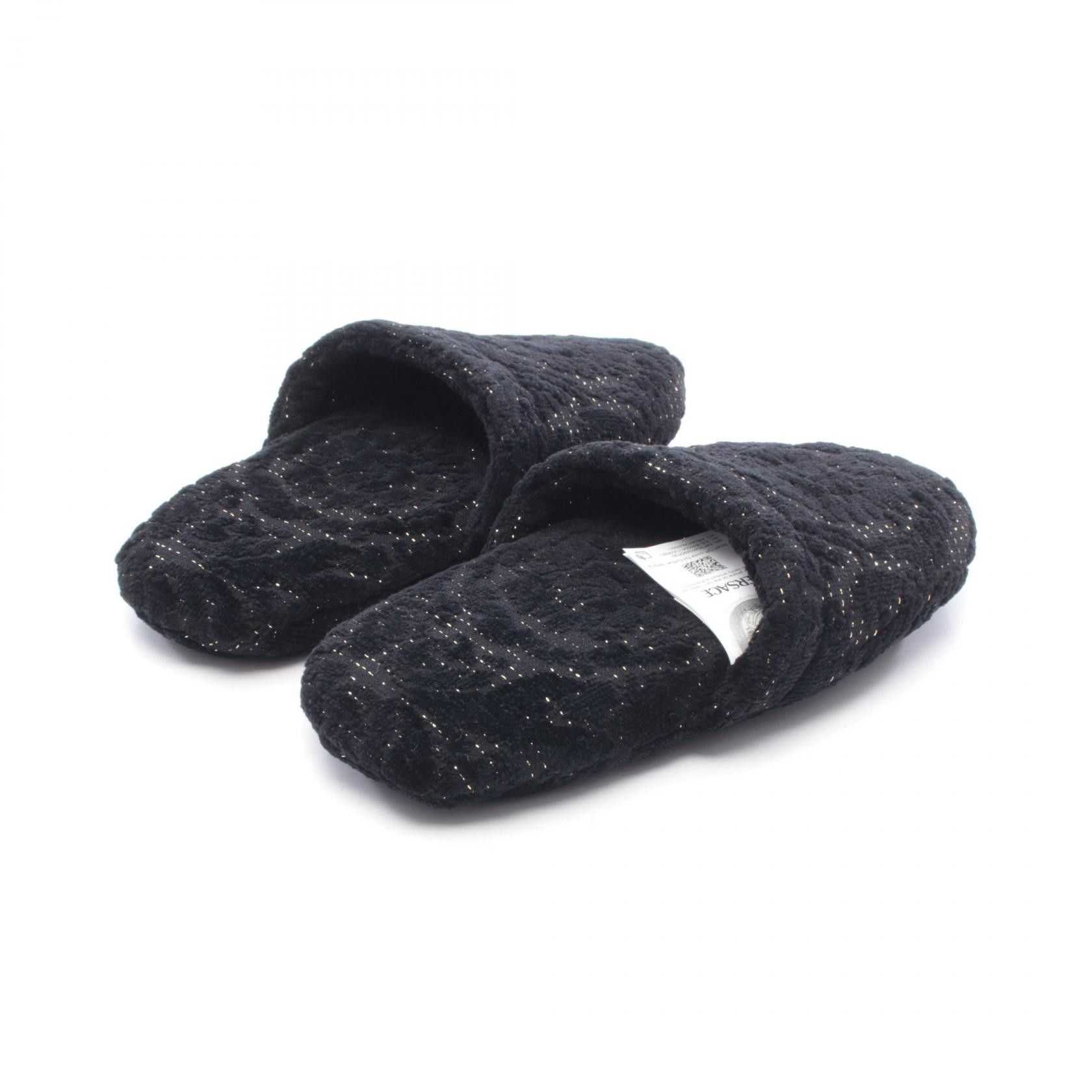 Versace Versace Versace Bath Slippers Barocco Cotton Slippers Textile Shoes ZSLB000081A08851 1E8 DUTY FREE for USA Size ONE SIZE - 2 Thumbnail