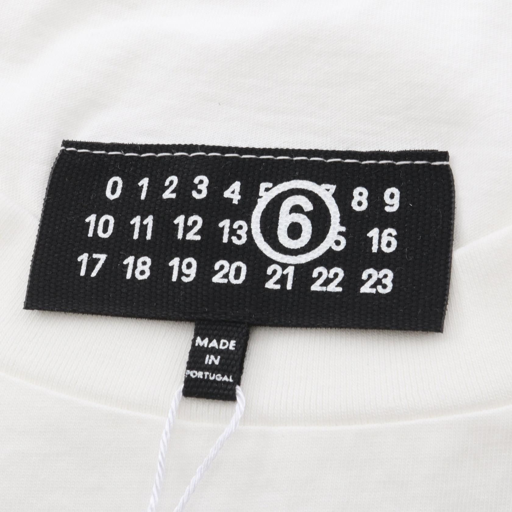 Maison Margiela MM6 Maison Margiela MM6 Numbering Logo Cotton T Shirt Textile T-Shirts SH0GC0032M20170101L DUTY FREE for USA Size ONE SIZE - 3 Thumbnail