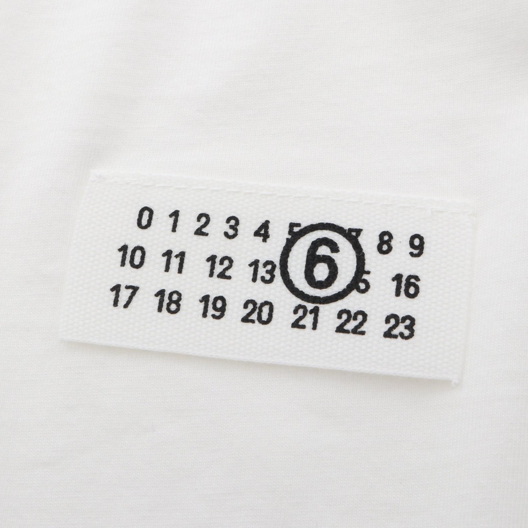 Maison Margiela MM6 Maison Margiela MM6 Numbering Logo Cotton T Shirt Textile T-Shirts SH0GC0032M20170101L DUTY FREE for USA Size ONE SIZE - 6 Thumbnail