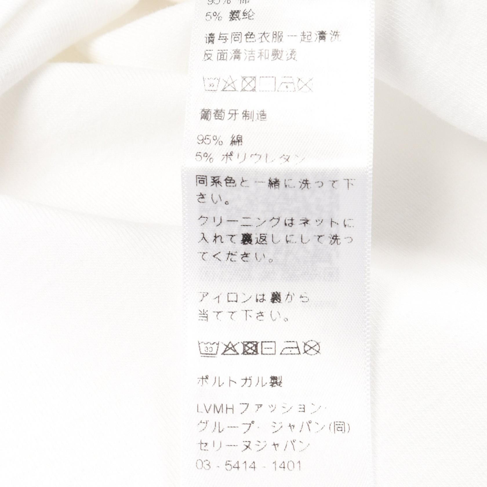 Celine Celine CELINE Triomphe Cotton T shirt Textile T-Shirts RX0IX140701MAL DUTY FREE for USA Size ONE SIZE - 4 Thumbnail