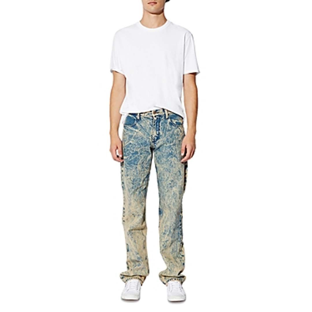 Rta Jonas Straight Leg Blue Albite Dyed Jeans Size US 34 / EU 50 - 3 Thumbnail