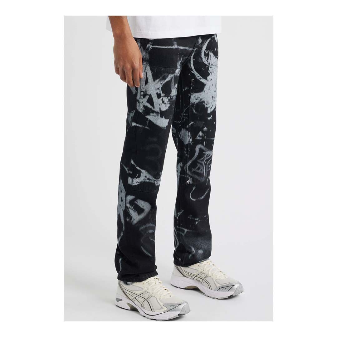 Rta Lost Frequencies Ricardo Graffiti Jeans Black Size US 34 / EU 50 - 3 Thumbnail