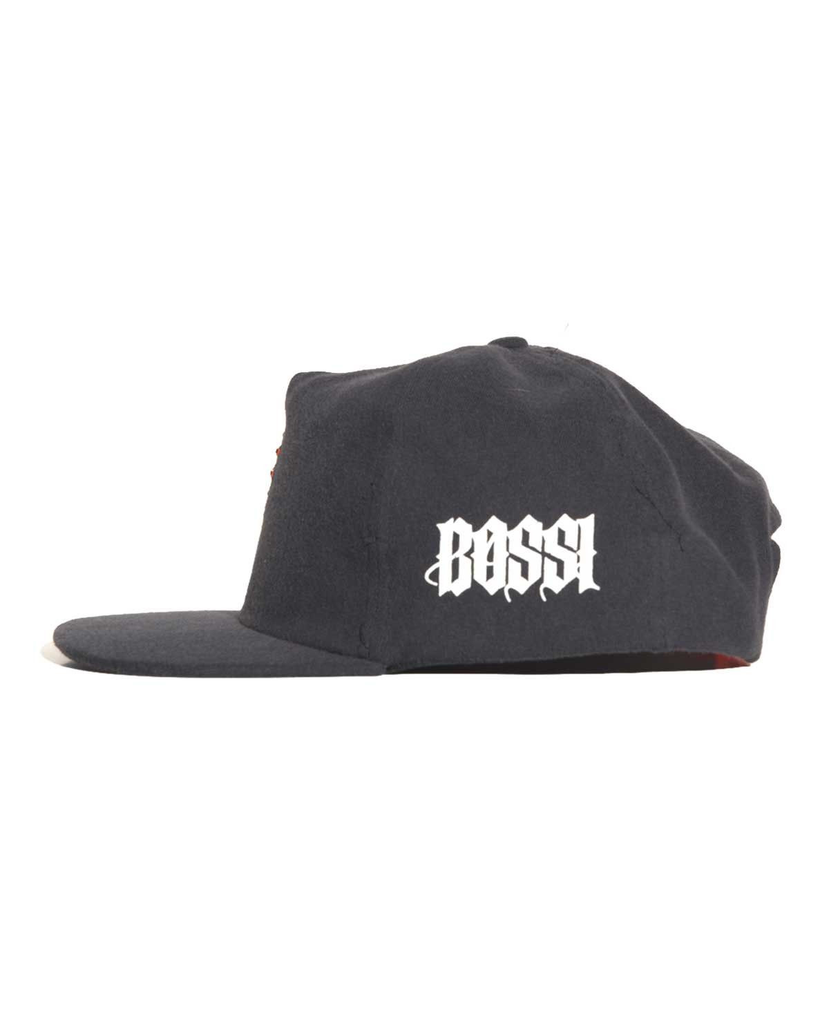 Other Bossi Vintage Rhinestone Snapback Hat Black/Orange Size ONE SIZE - 2 Thumbnail
