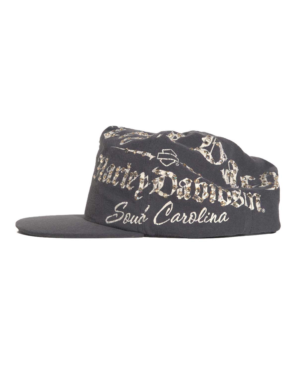 Other Bossi Vintage Rhinestone Snapback Hat Black Size ONE SIZE - 2 Thumbnail