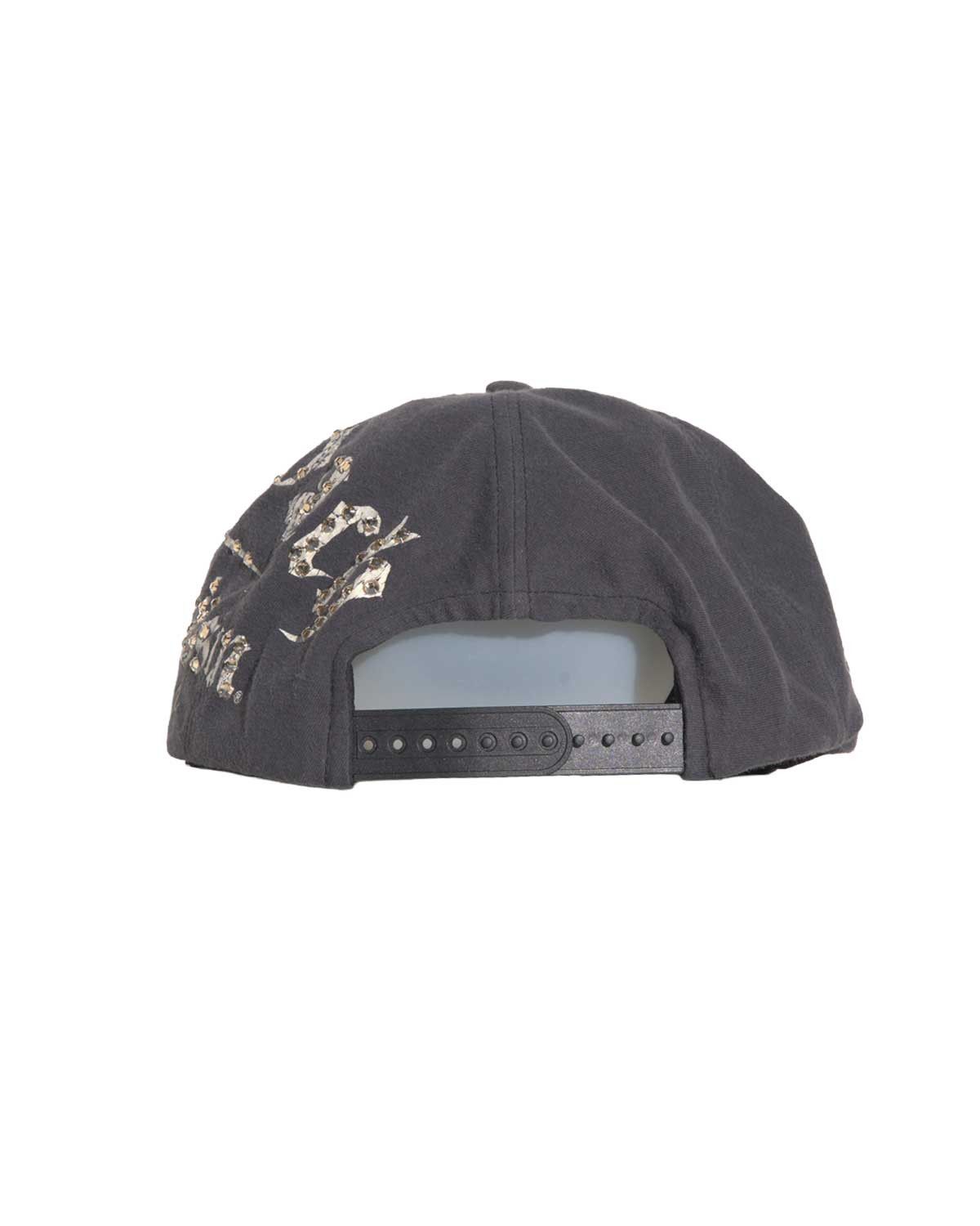 Other Bossi Vintage Rhinestone Snapback Hat Black Size ONE SIZE - 3 Thumbnail