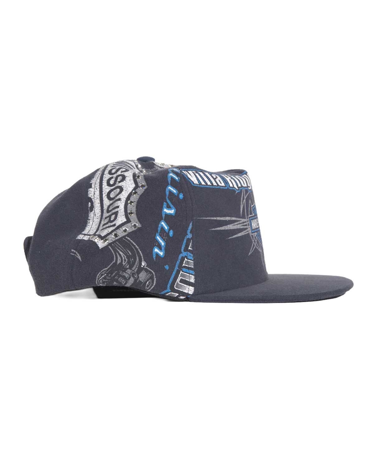 NAV Bossi Vintage Rhinestone Snapback Hat y Size ONE SIZE - 4 Thumbnail