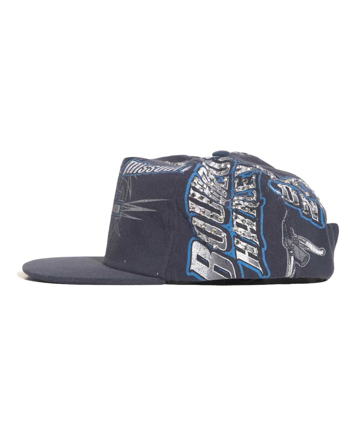 NAV Bossi Vintage Rhinestone Snapback Hat y Size ONE SIZE - 2 Thumbnail