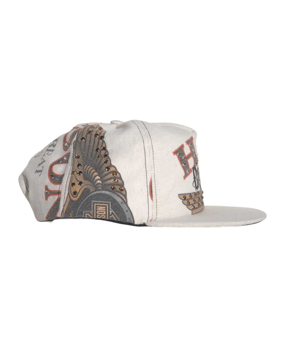 Other Bossi Vintage Rhinestone Hat White/Orange Size ONE SIZE - 4 Thumbnail