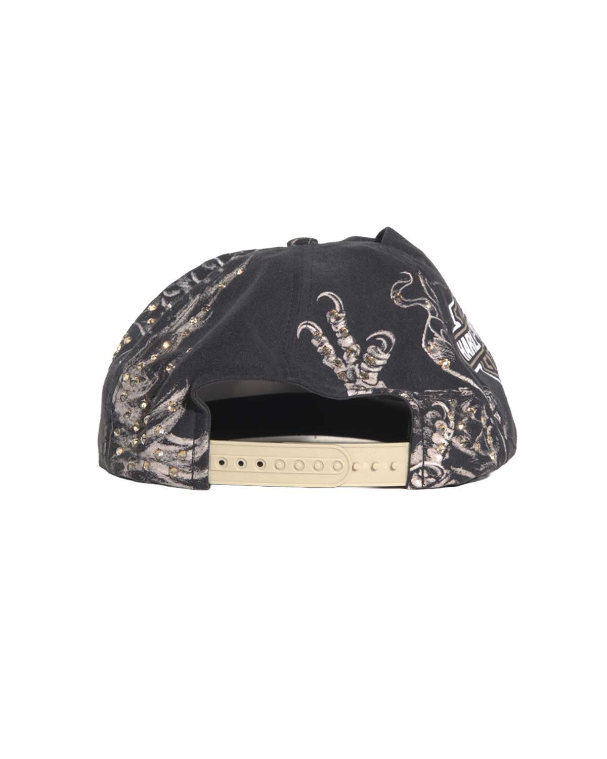 Other Bossi Vintage Rhinestone Snapback Hat black Size ONE SIZE - 3 Thumbnail