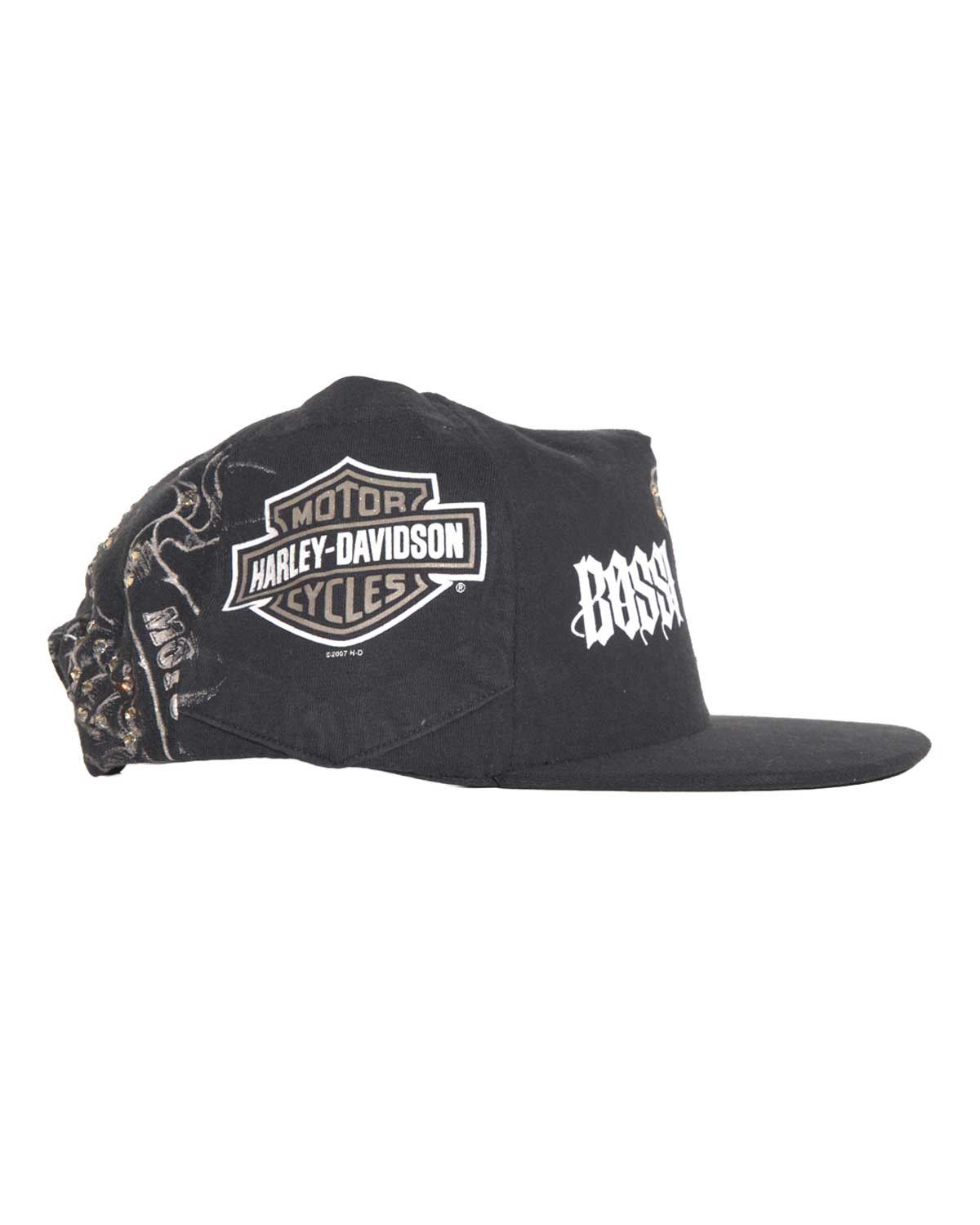 Other Bossi Vintage Rhinestone Snapback Hat black Size ONE SIZE - 4 Thumbnail