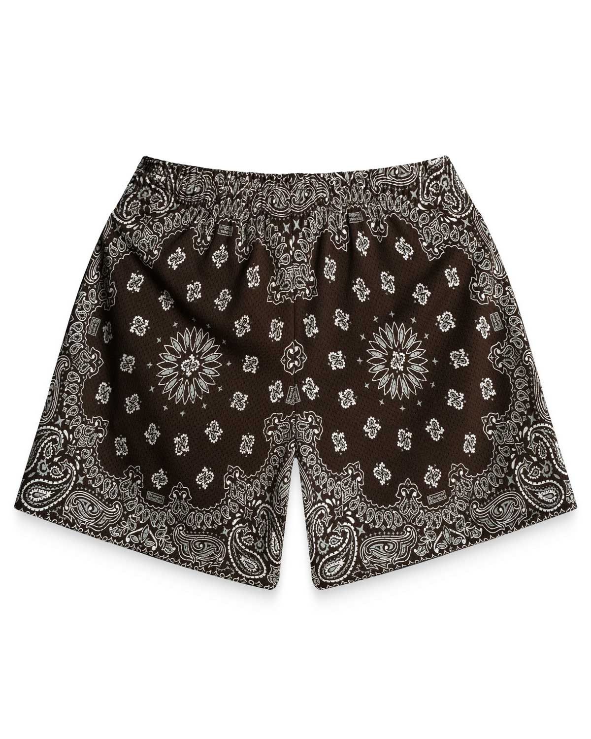 Bravest Studios Screen Printed Paisley Two Tone Shorts Brown Size US 32 / EU 48 - 2 Thumbnail