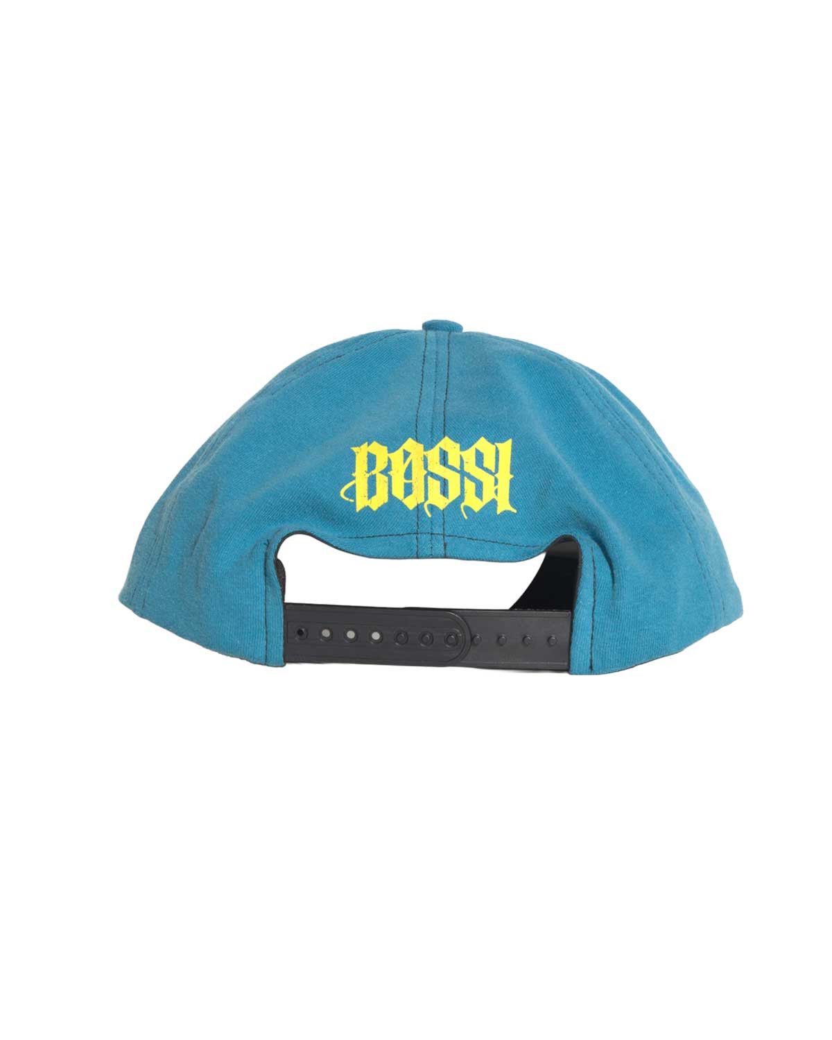 Other Bossi Vintage Rhinestone Snapback Hat Blue/Yellow Size ONE SIZE - 3 Thumbnail