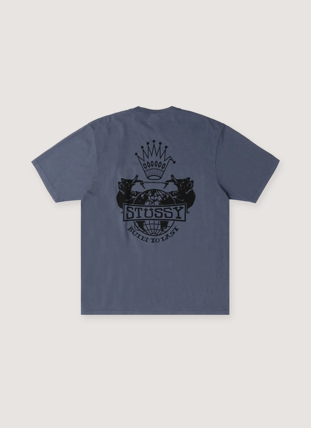 Stussy Built to Last Pigment Dye Tee Navy Size US S / EU 44-46 / 1 - 2 Thumbnail