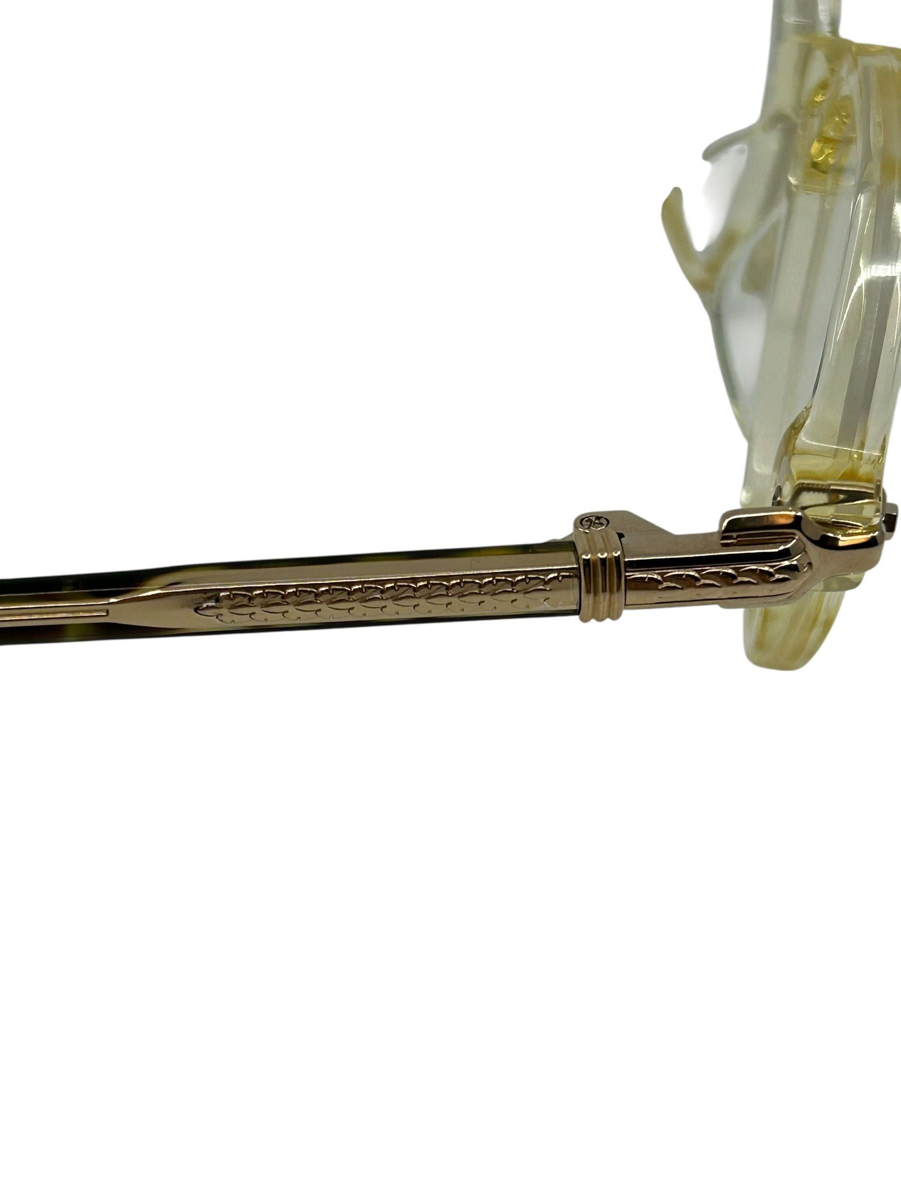 Chrome Hearts Clitco Glasses Clear Frame Size ONE SIZE - 4 Thumbnail