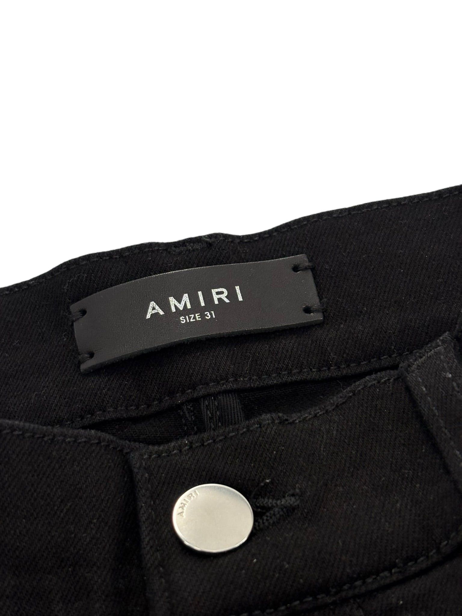 Amiri Logo Patch MX1 Ribbed Mint Green Size US 31 - 2 Thumbnail