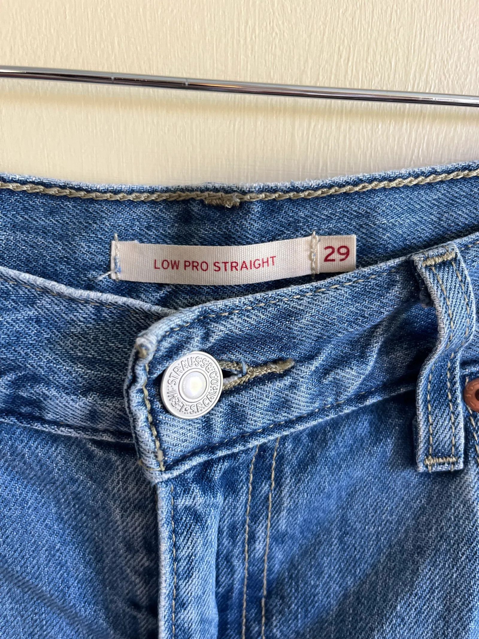 Levi's Levi's Low Pro Straight Jeans Size 29" - 3 Thumbnail