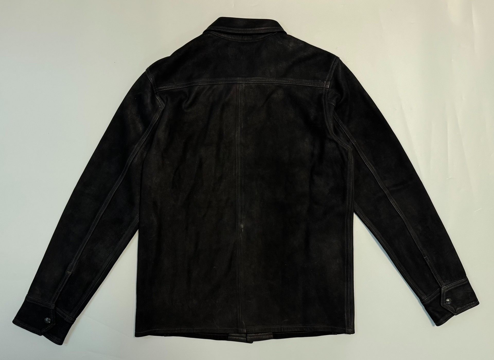 RRL Ralph Lauren RRL Suede Work Shirt Size S Size US S / EU 44-46 / 1 - 10 Thumbnail