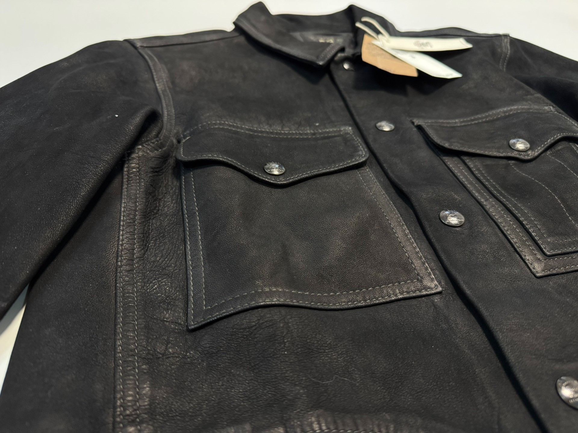 RRL Ralph Lauren RRL Suede Work Shirt Size S Size US S / EU 44-46 / 1 - 4 Thumbnail