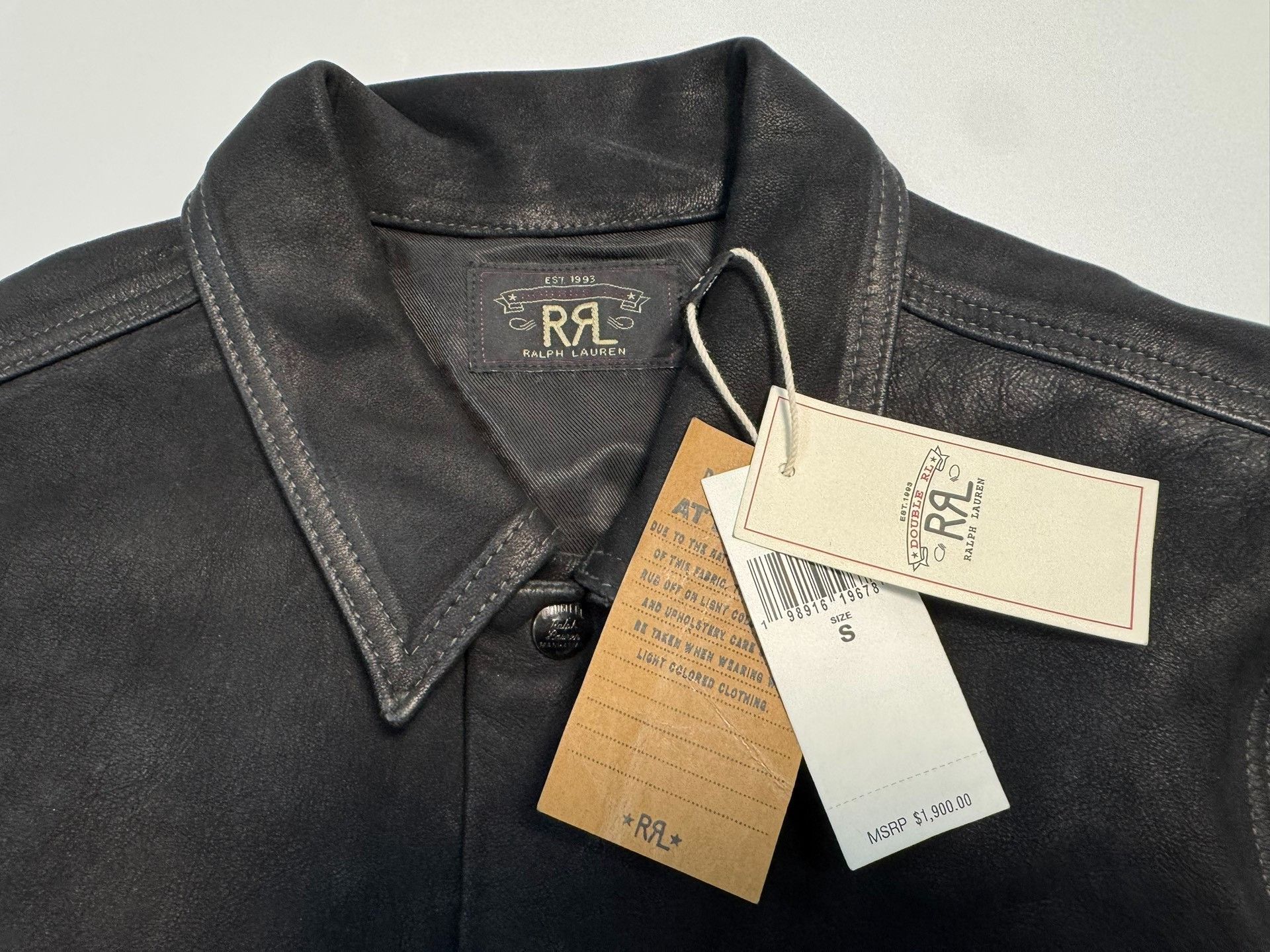 RRL Ralph Lauren RRL Suede Work Shirt Size S Size US S / EU 44-46 / 1 - 5 Thumbnail