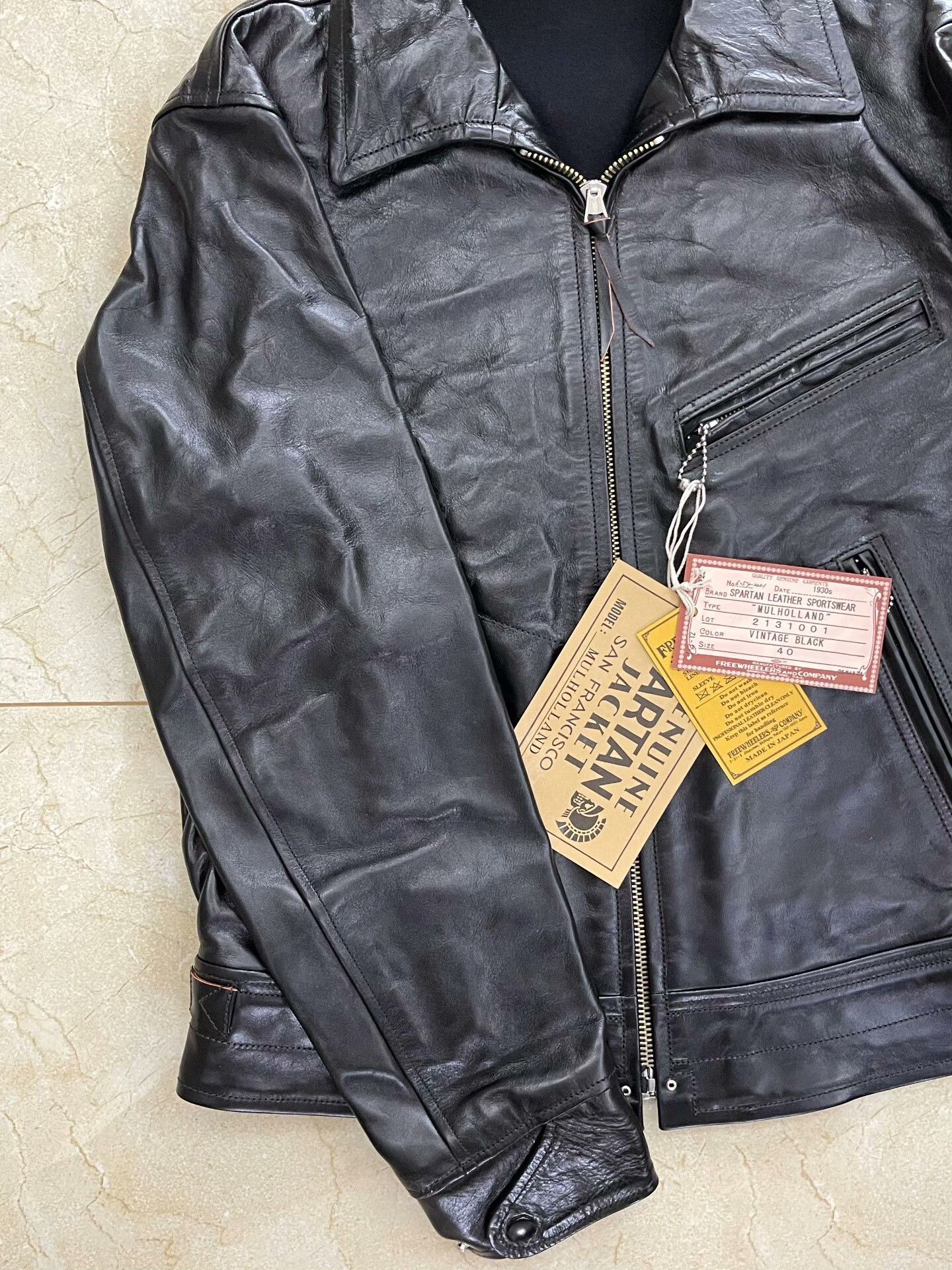 Freewheelers Freewheelers Mulholland Horsehide Leather Jacket Size M Size US M / EU 48-50 / 2 - 6 Thumbnail