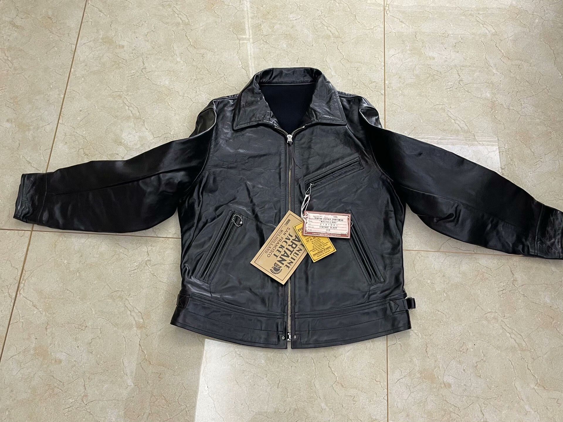 Freewheelers Freewheelers Mulholland Horsehide Leather Jacket Size M Size US M / EU 48-50 / 2 - 3 Thumbnail