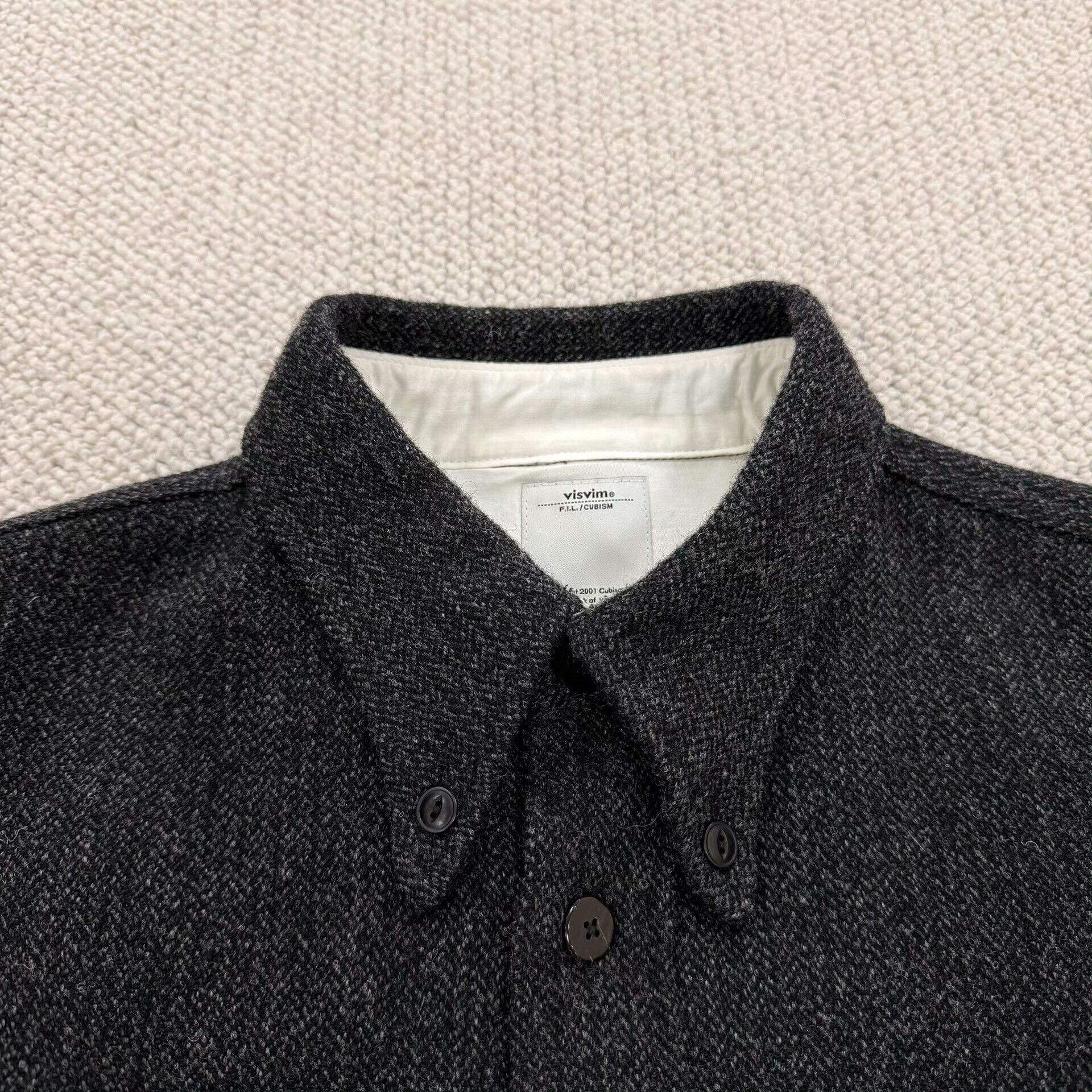Visvim visvim Wool Tweed Shirt Jacket Size M Size US M / EU 48-50 / 2 - 5 Thumbnail