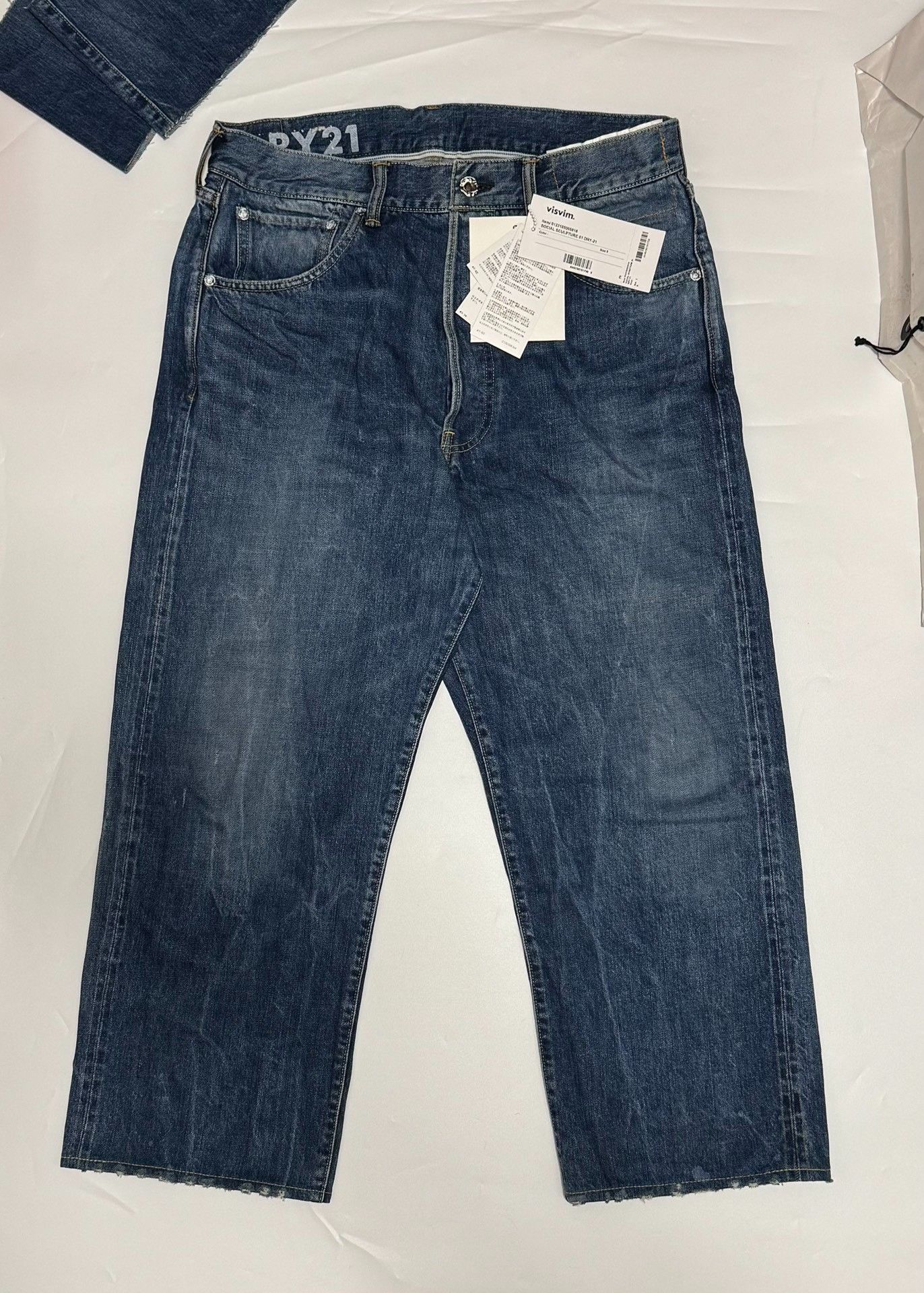 Visvim Visvim Social Sculpture 01 DRY-21 Denim Jeans Size 32 Size US 32 / EU 48 - 2 Thumbnail