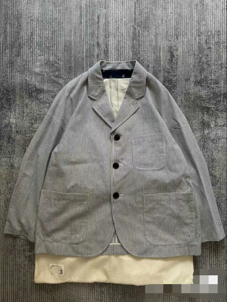 Visvim Visvim Seersucker Falkland Suit Size 42R Size 42R - 3 Thumbnail