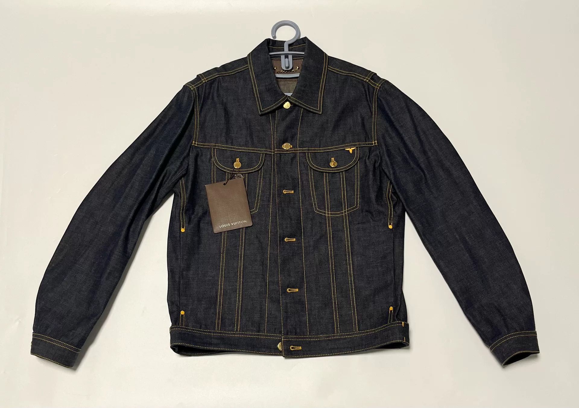 Louis Vuitton Louis Vuitton Contrast Stitch Denim Jacket Size M Size US M / EU 48-50 / 2 - 2 Thumbnail