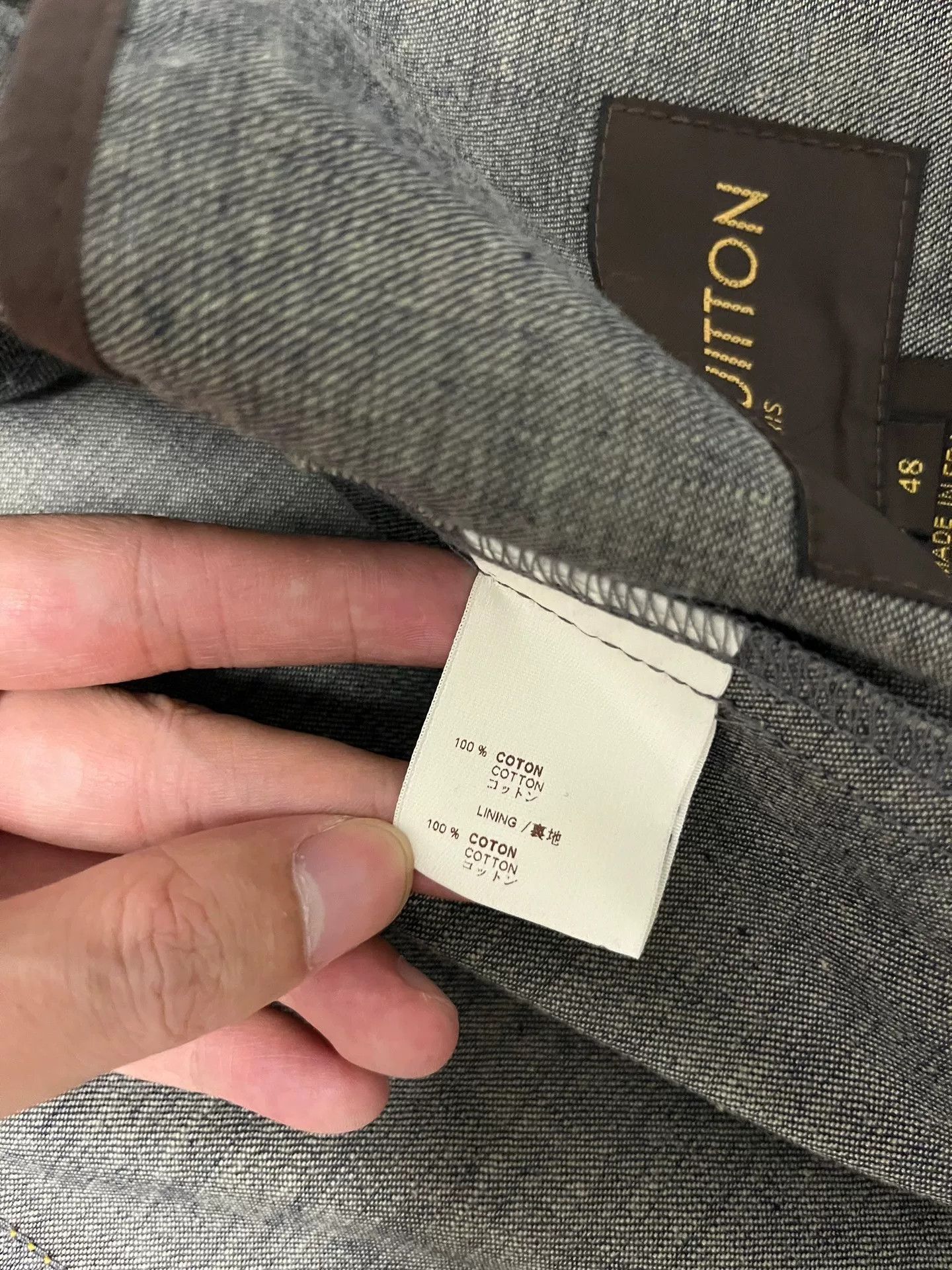 Louis Vuitton Louis Vuitton Contrast Stitch Denim Jacket Size M Size US M / EU 48-50 / 2 - 6 Thumbnail