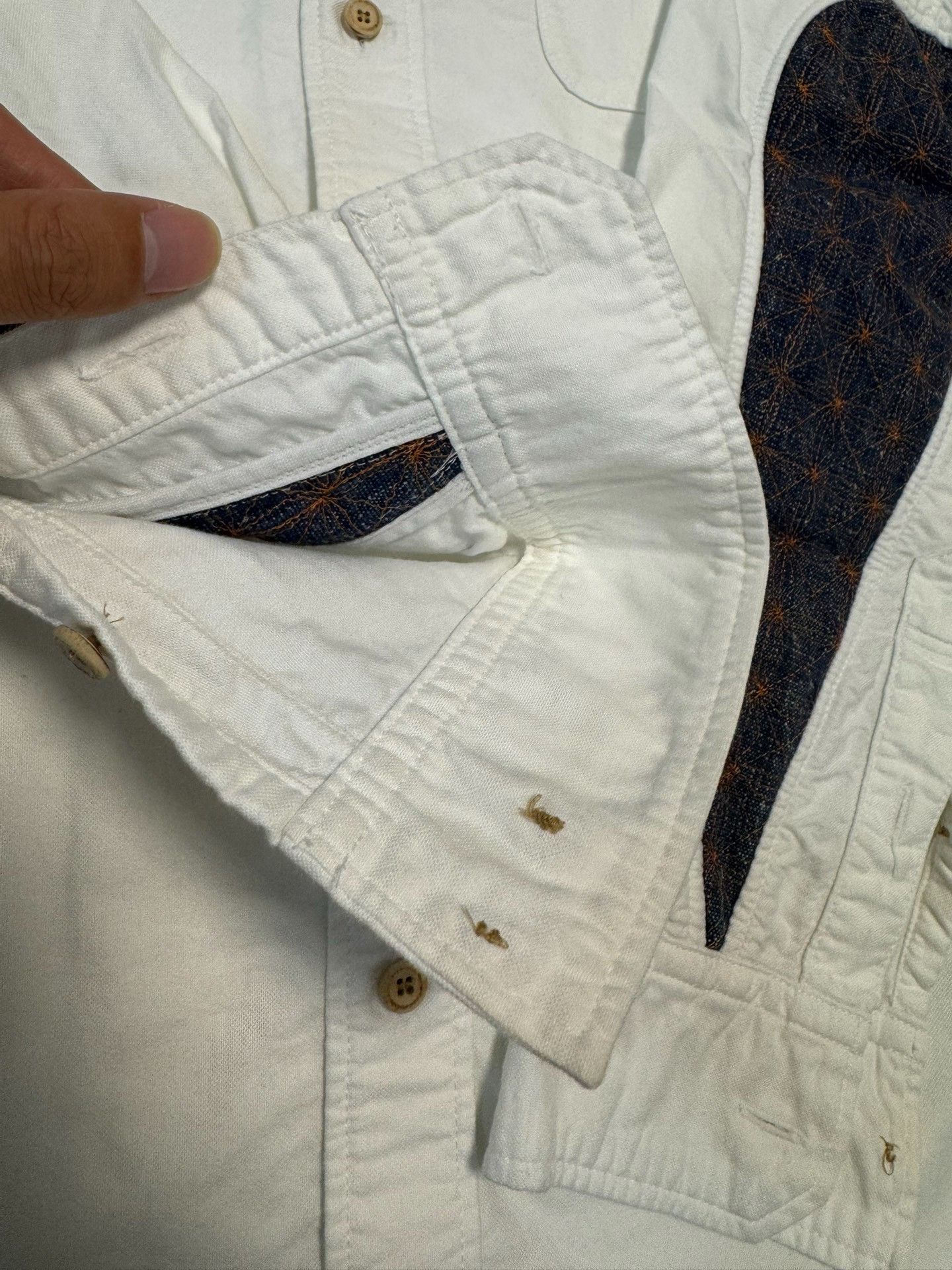 Visvim visvim Albacore Sashiko Elbow Patch Shirt Size 1 Size US S / EU 44-46 / 1 - 3 Thumbnail