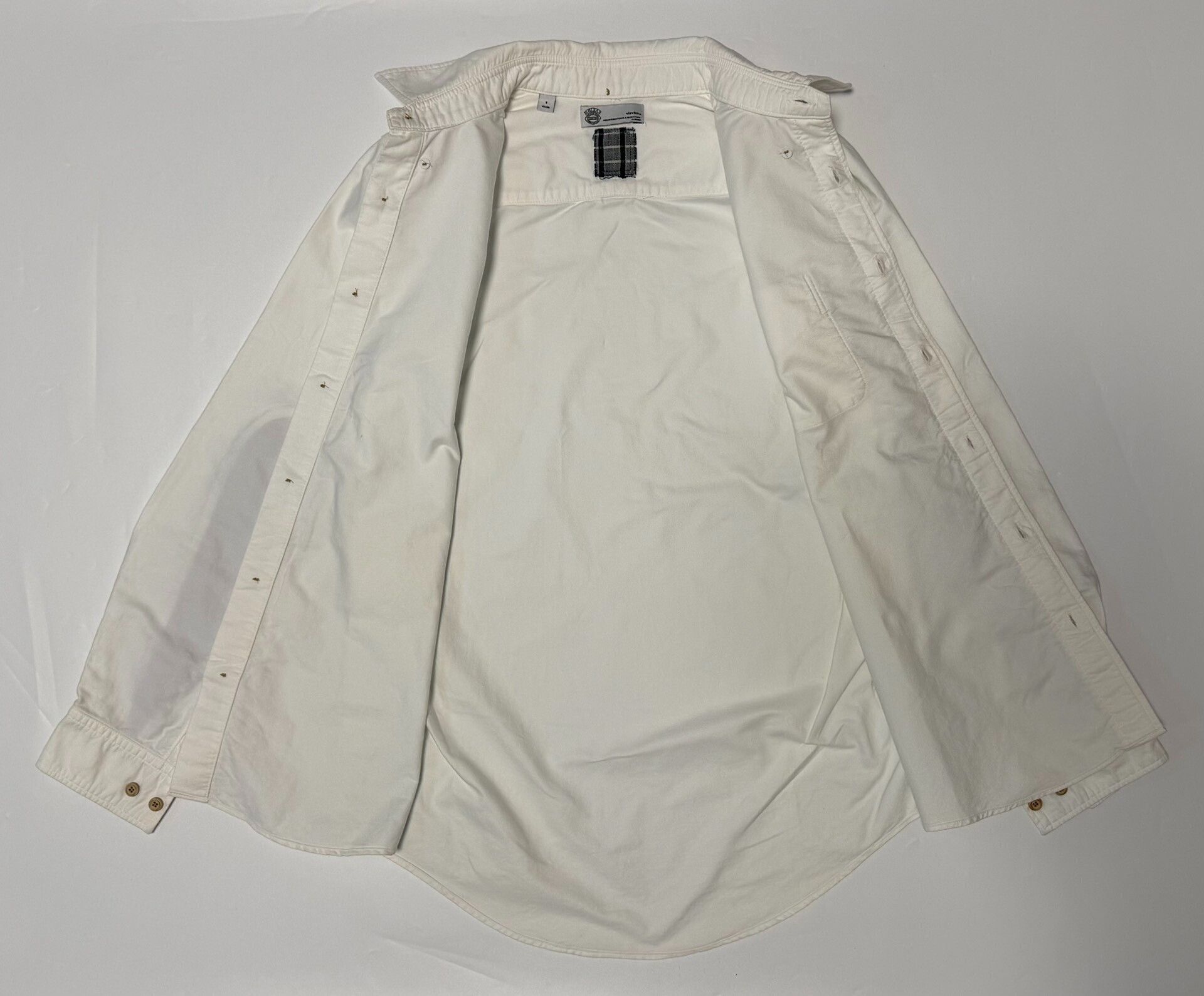 Visvim visvim Albacore Sashiko Elbow Patch Shirt Size 1 Size US S / EU 44-46 / 1 - 5 Thumbnail