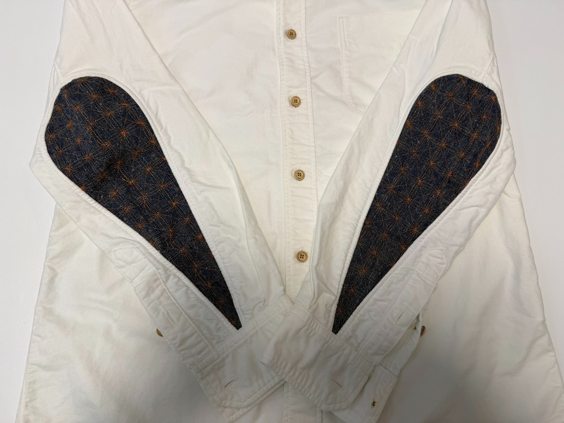 Visvim visvim Albacore Sashiko Elbow Patch Shirt Size 1 Size US S / EU 44-46 / 1 - 4 Thumbnail