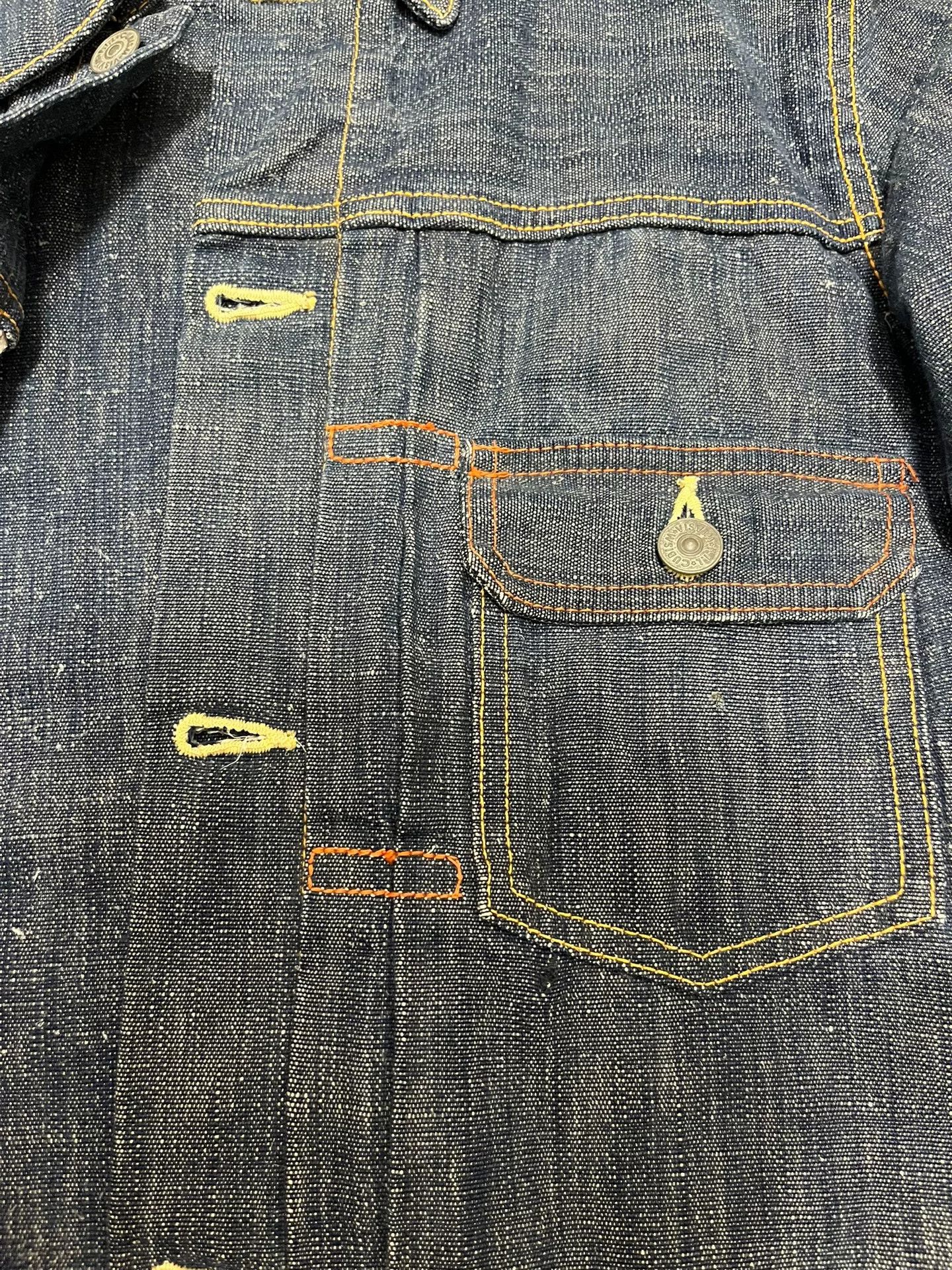 Visvim Visvim 102 Linen Blend Denim Jacket Size S Size US S / EU 44-46 / 1 - 3 Thumbnail