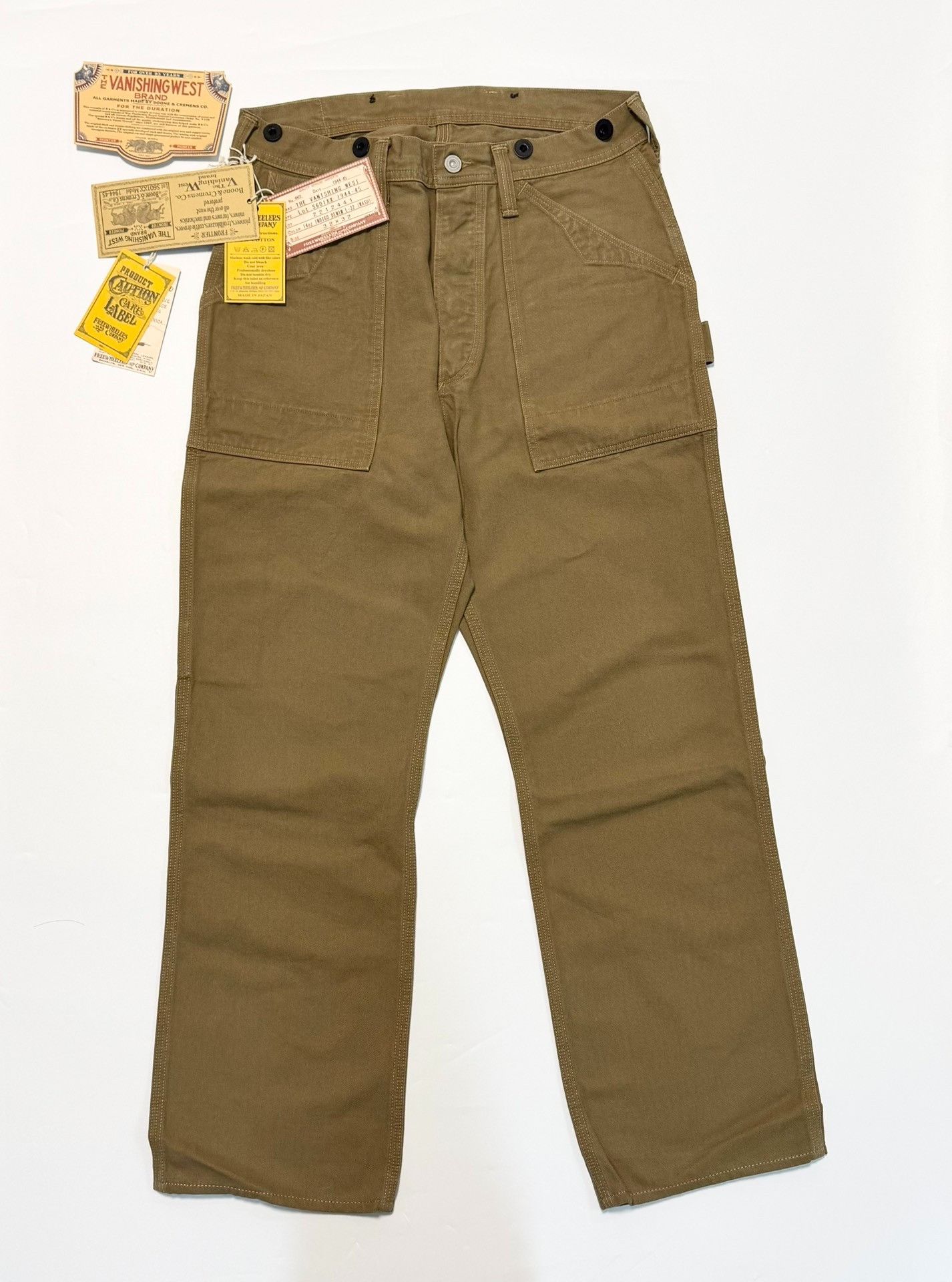 Freewheelers Freewheelers The Vanishing West S601XX Work Pants Size 30 Size US 30 / EU 46 - 2 Thumbnail