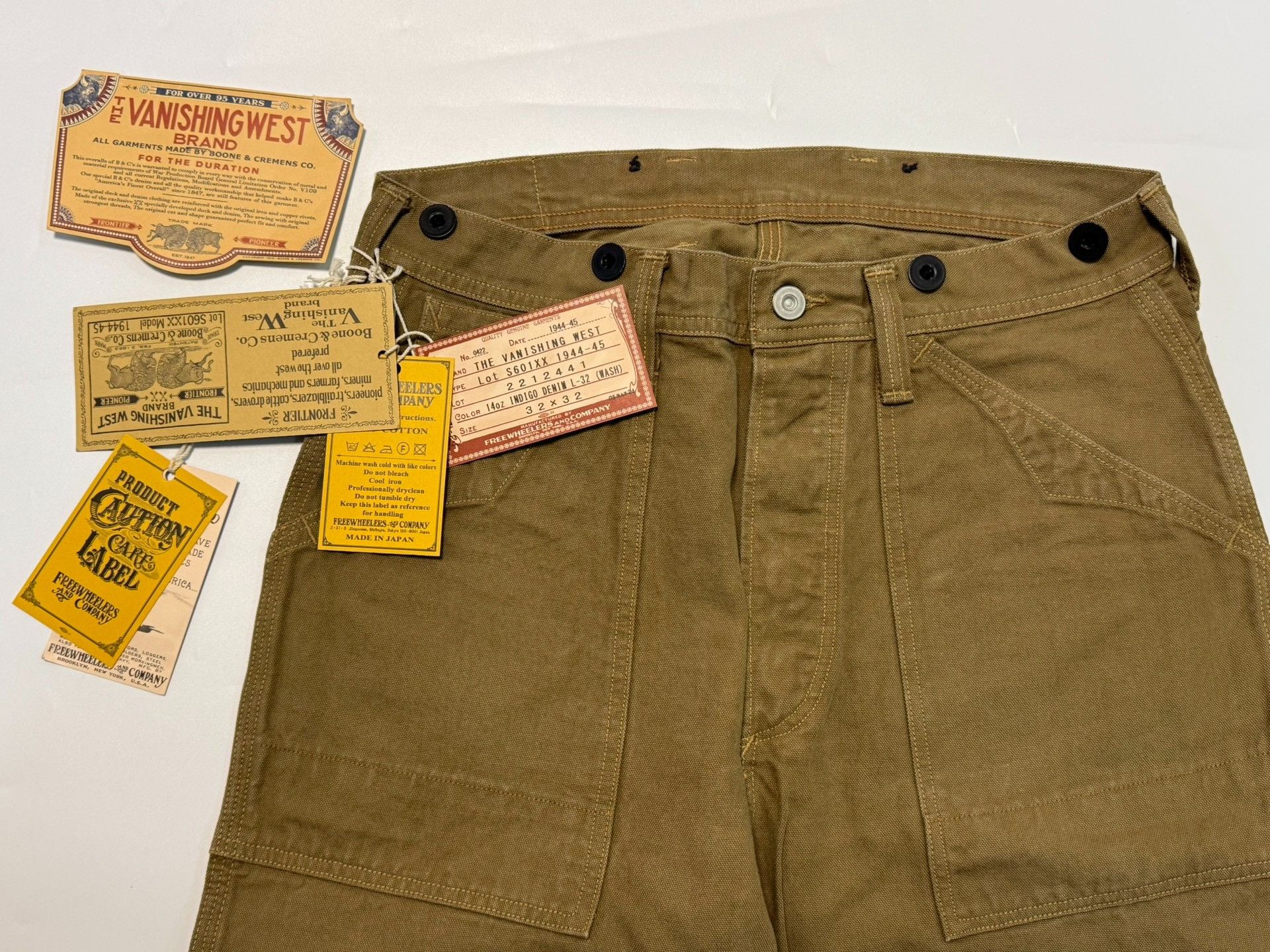 Freewheelers Freewheelers The Vanishing West S601XX Work Pants Size 30 Size US 30 / EU 46 - 4 Thumbnail