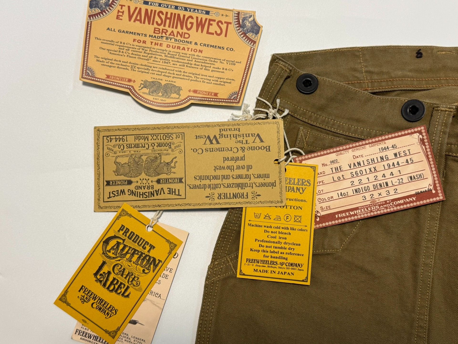 Freewheelers Freewheelers The Vanishing West S601XX Work Pants Size 30 Size US 30 / EU 46 - 5 Thumbnail