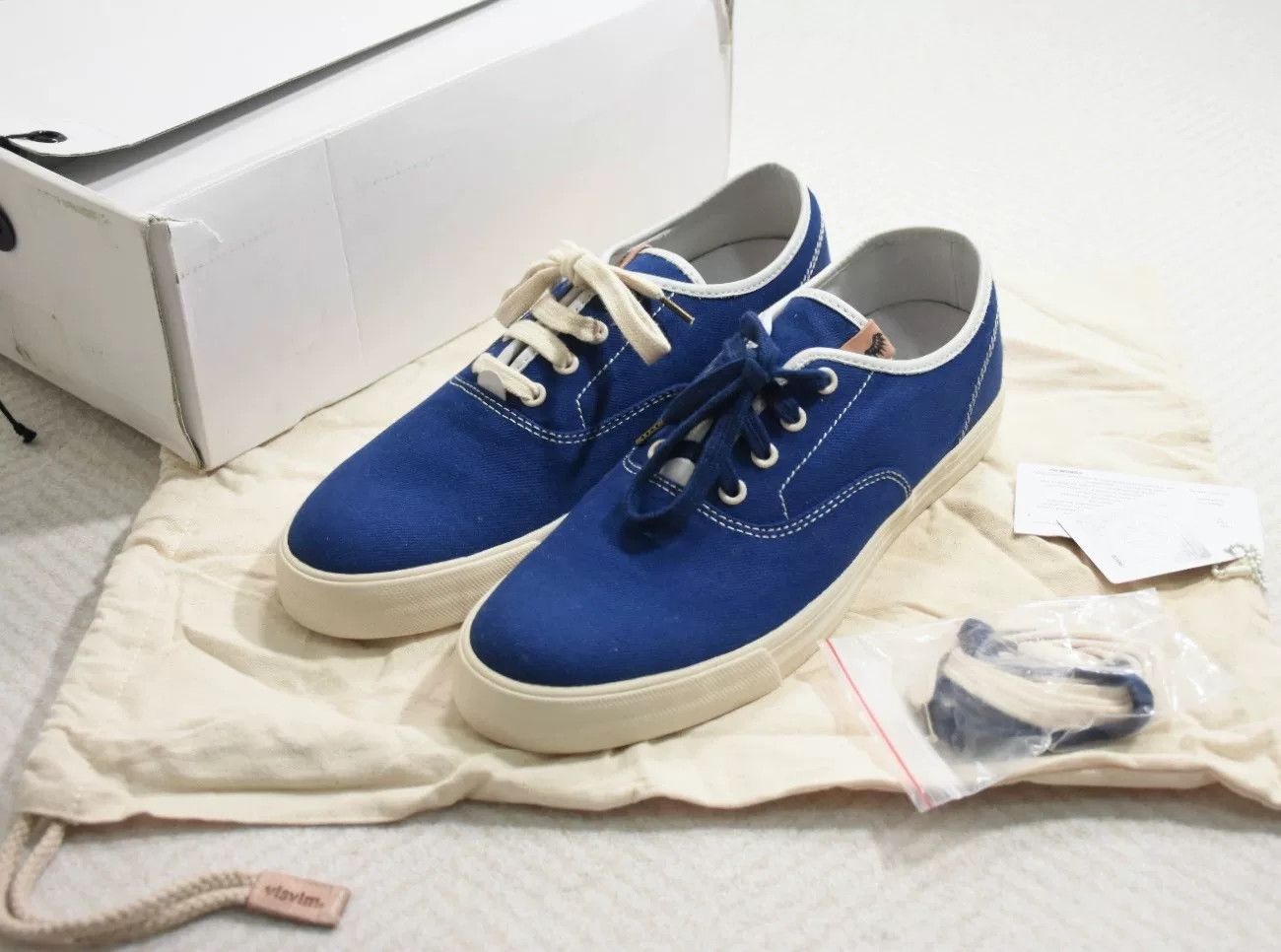 Visvim Visvim Navy Logan Deck Lo Sneakers US 8.5 Size US 8.5 / EU 41-42 - 2 Thumbnail