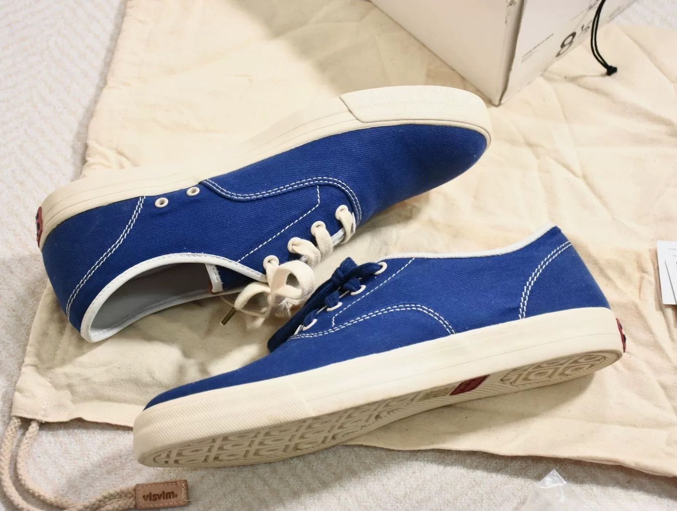 Visvim Visvim Navy Logan Deck Lo Sneakers US 8.5 Size US 8.5 / EU 41-42 - 7 Thumbnail
