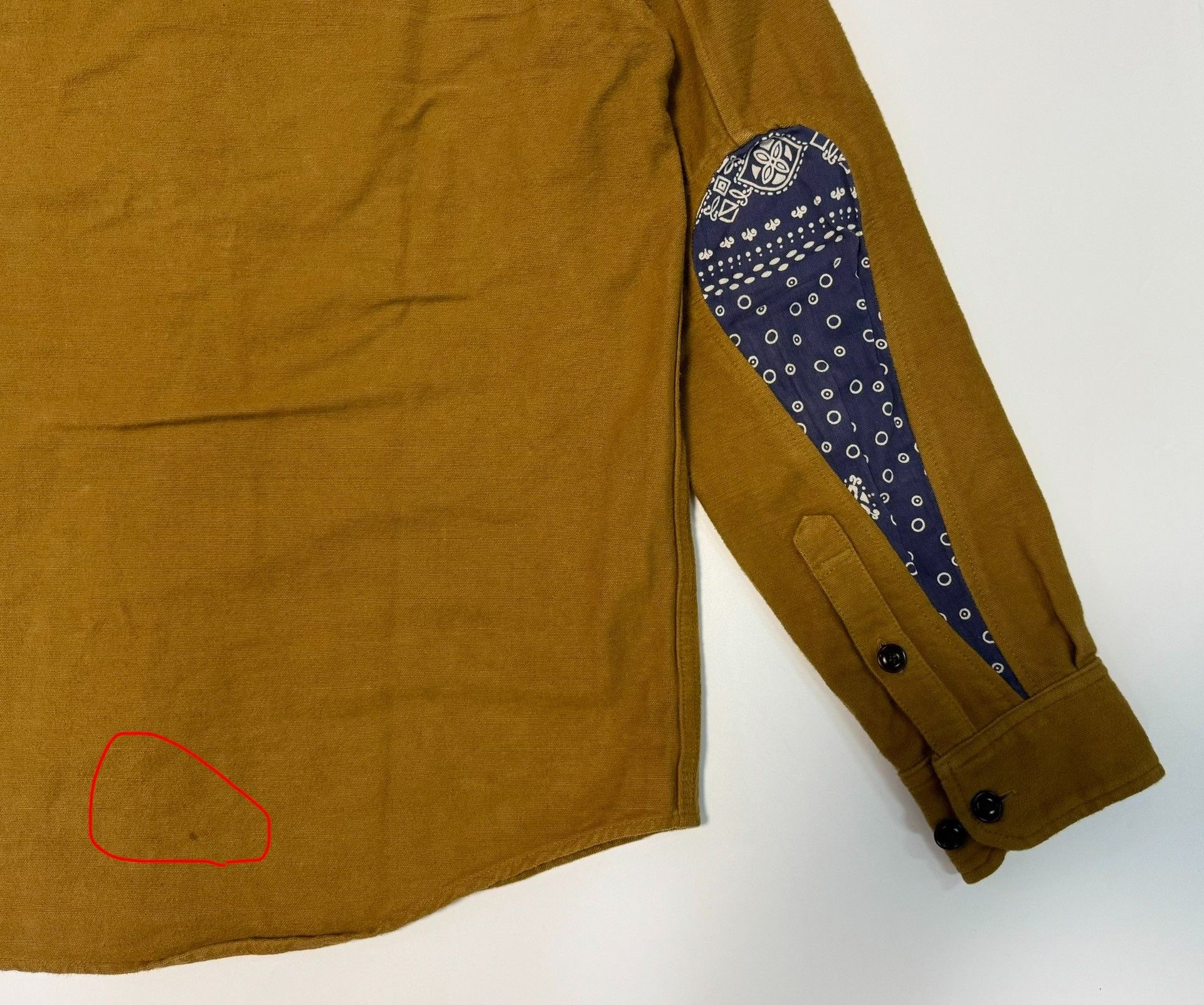 Visvim Visvim Bandana Elbow Patch Shirt Size M Size US M / EU 48-50 / 2 - 10 Thumbnail