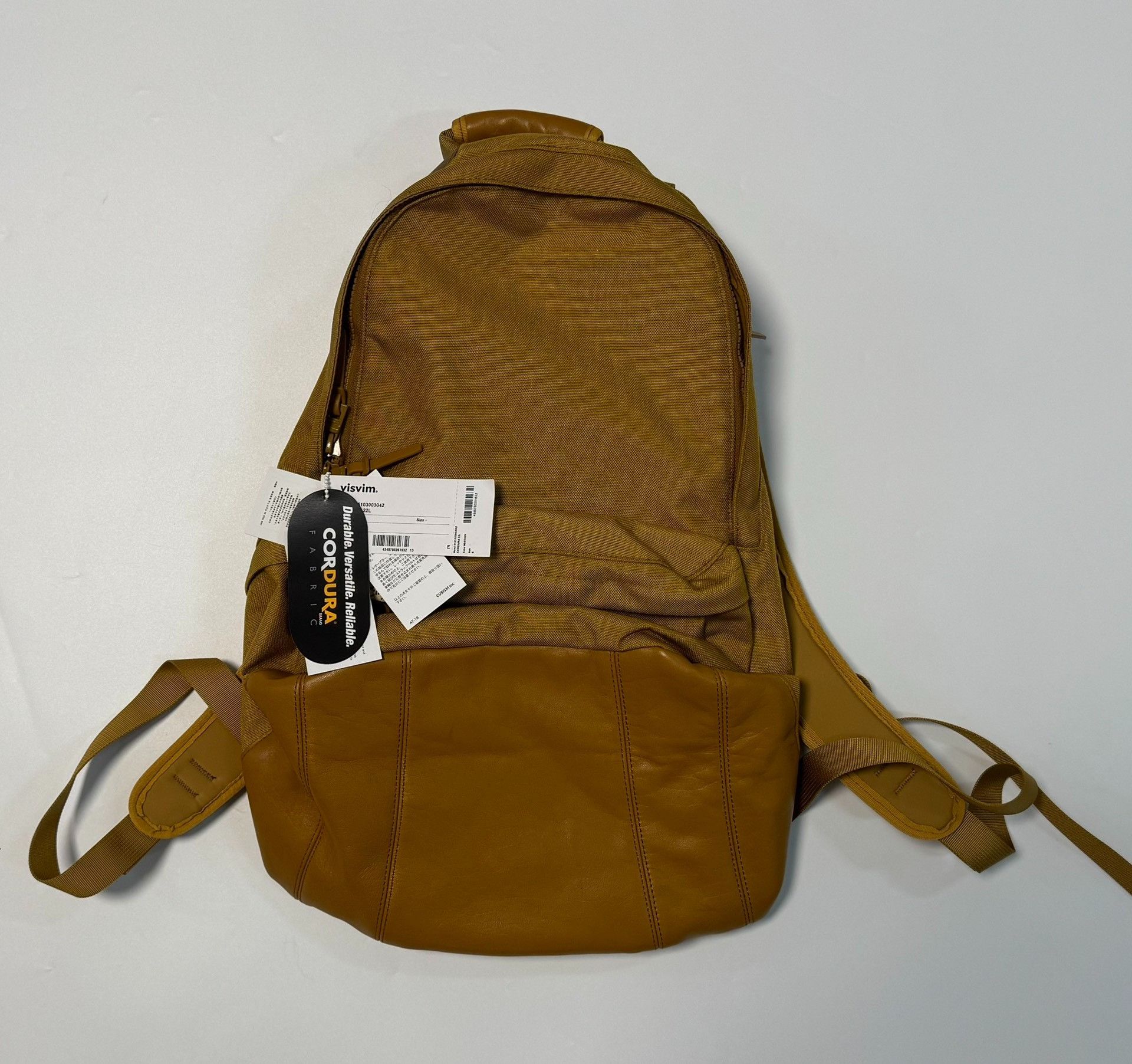 Visvim Visvim 22L Cordura Backpack Mustard Size ONE SIZE - 2 Thumbnail