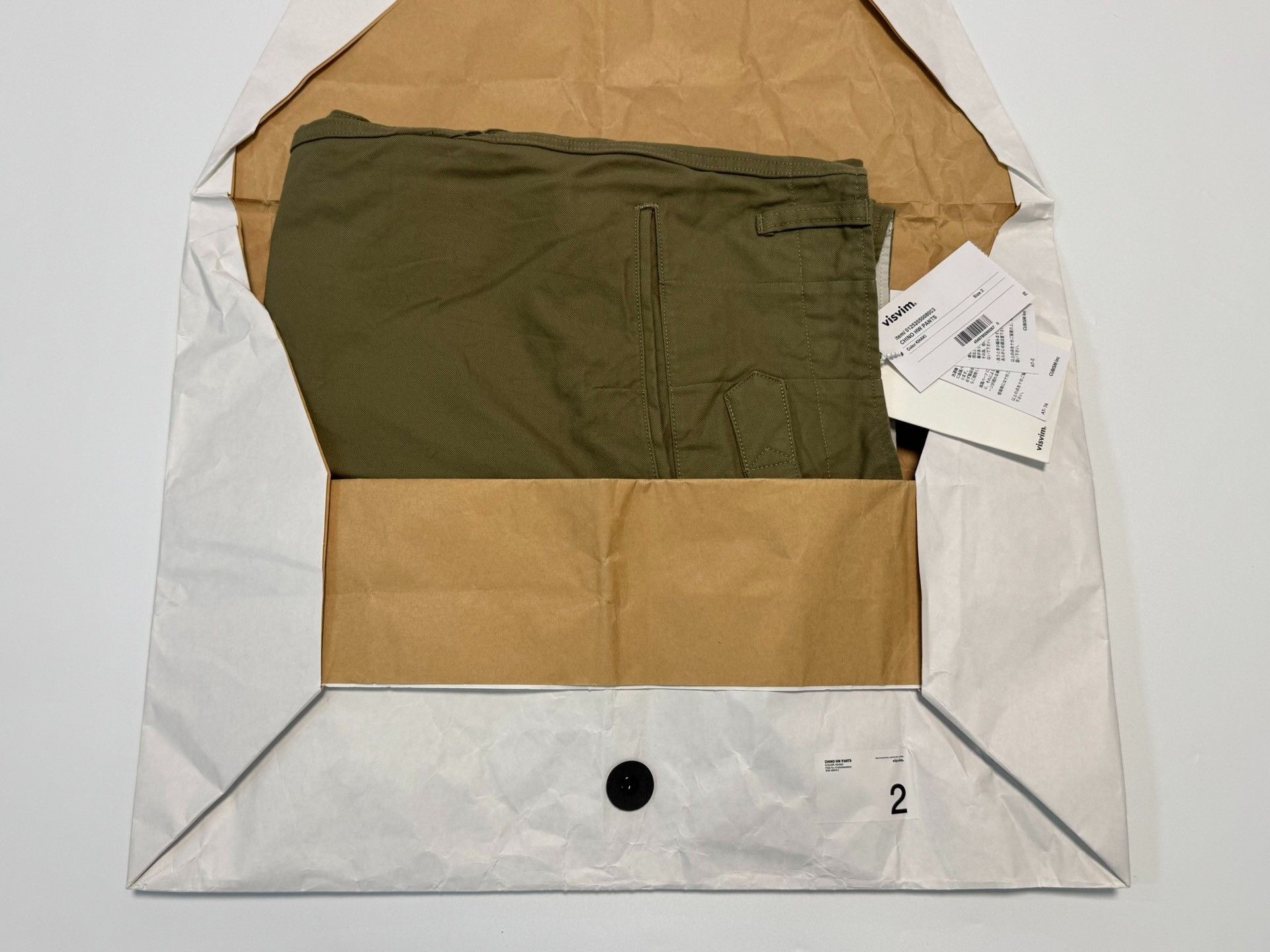 Visvim Visvim Khaki Chino Pants Size 2 Size US 30 / EU 46 - 10 Thumbnail