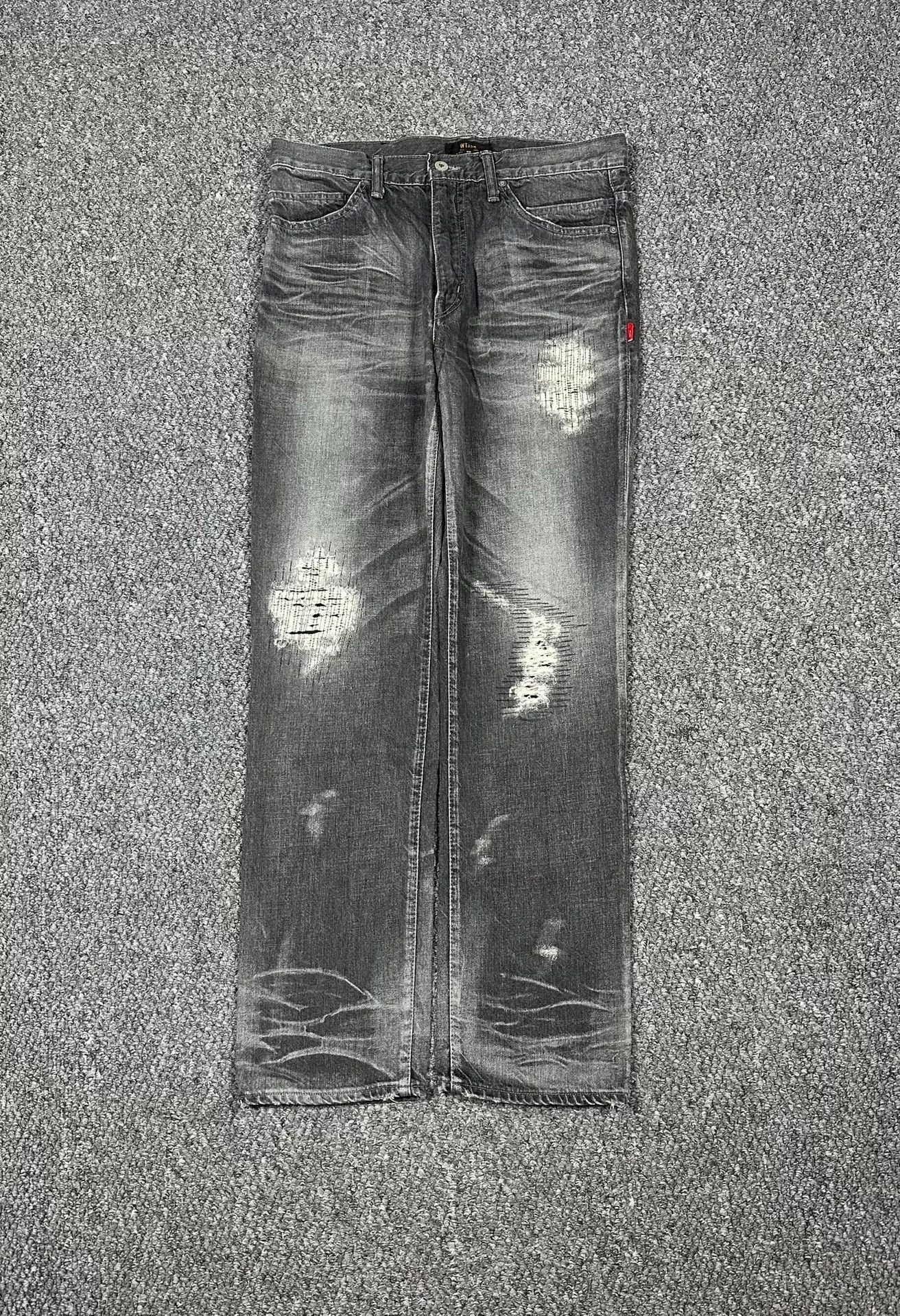 Wtaps WTAPS Blues Skinny Trash Distressed Jeans Size 32 Size US 32 / EU 48 - 2 Thumbnail