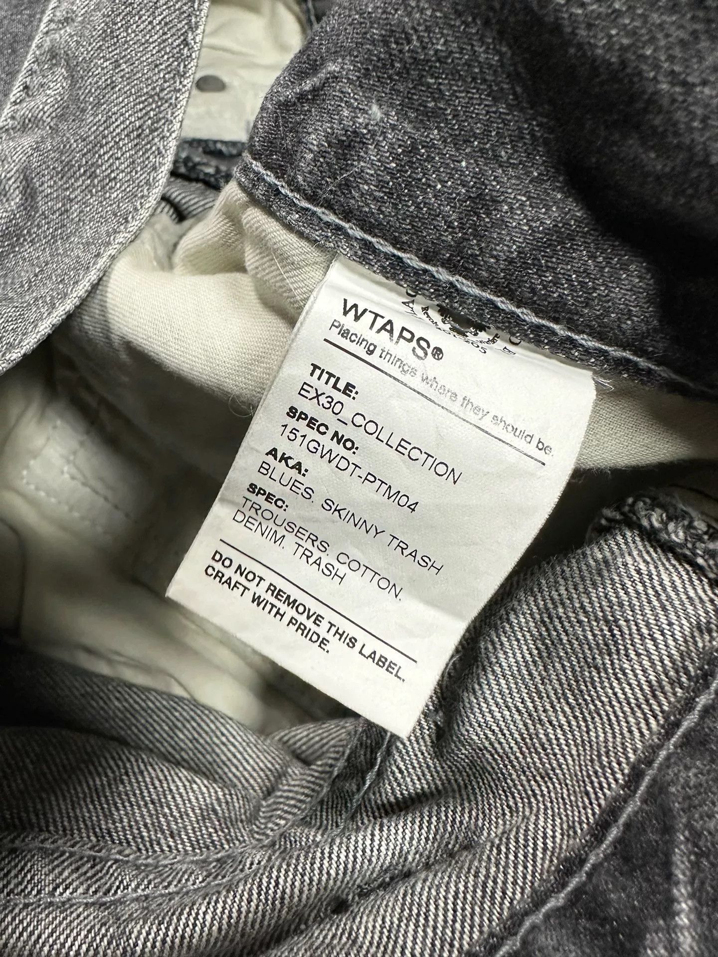 Wtaps WTAPS Blues Skinny Trash Distressed Jeans Size 32 Size US 32 / EU 48 - 10 Thumbnail