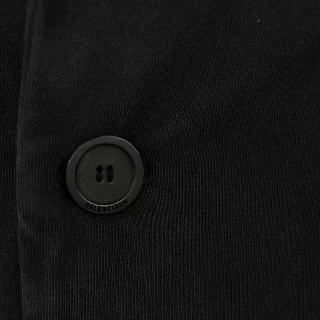 Balenciaga Balenciaga Logo Patch Washed Blazer Size XS Size 34R - 4 Thumbnail